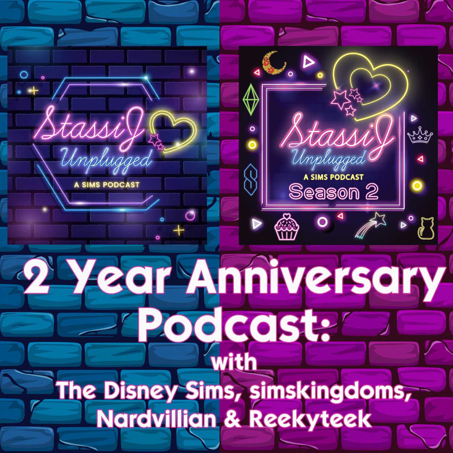 2 Year Anniversary Podcast: with The Disney Sims, simskingdoms, Nardvillian & Reekyteek episode artwork