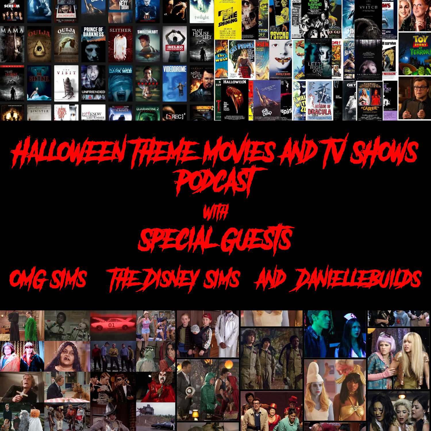Halloween Theme Movies and Tv Shows Podcast With Special Guests  OMG Sims, The Disney Sims and Daniellebuilds episode artwork