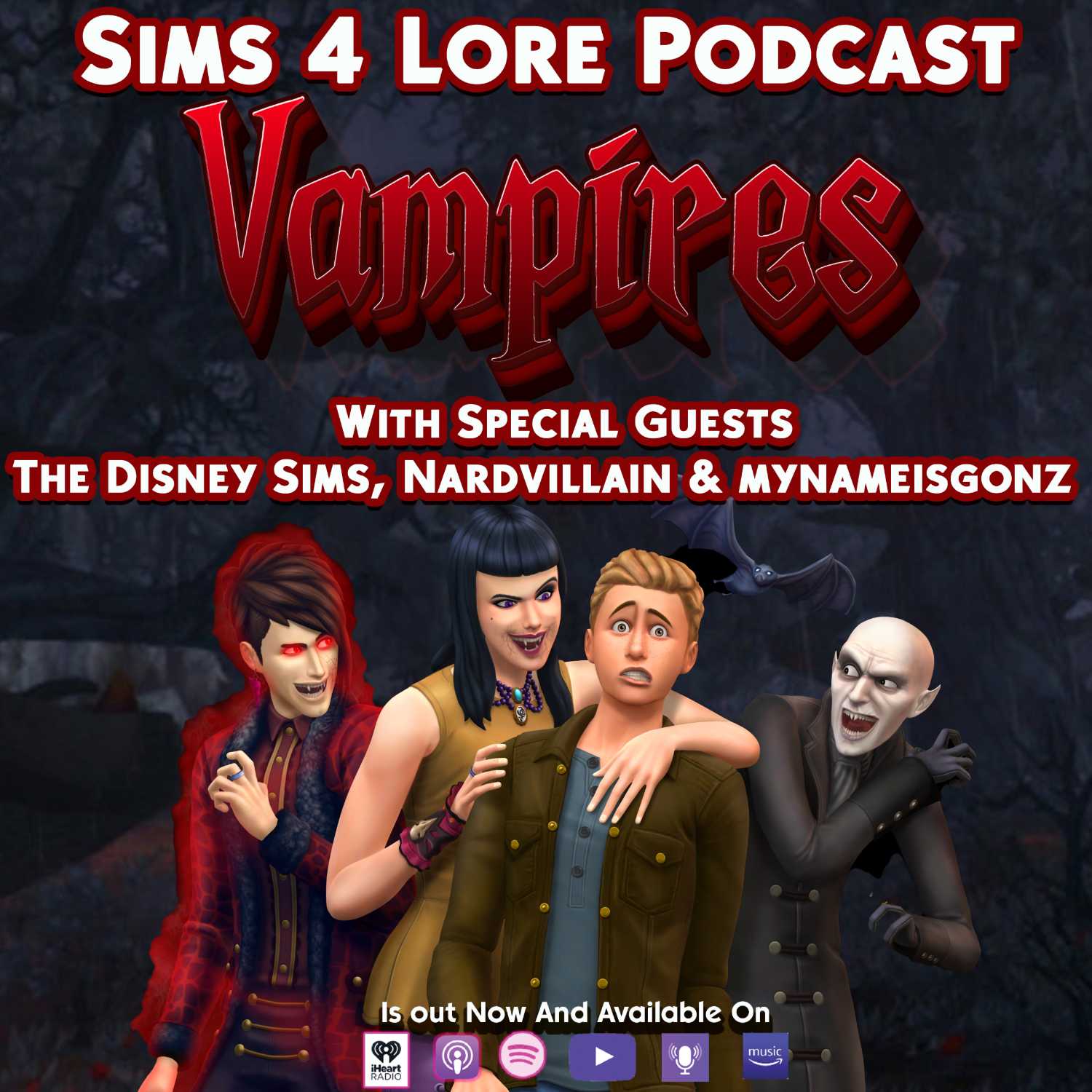 LORE PODCAST: Vampires With Special Guests The Disney Sims, Nardvillian &Mynameisgonz episode artwork