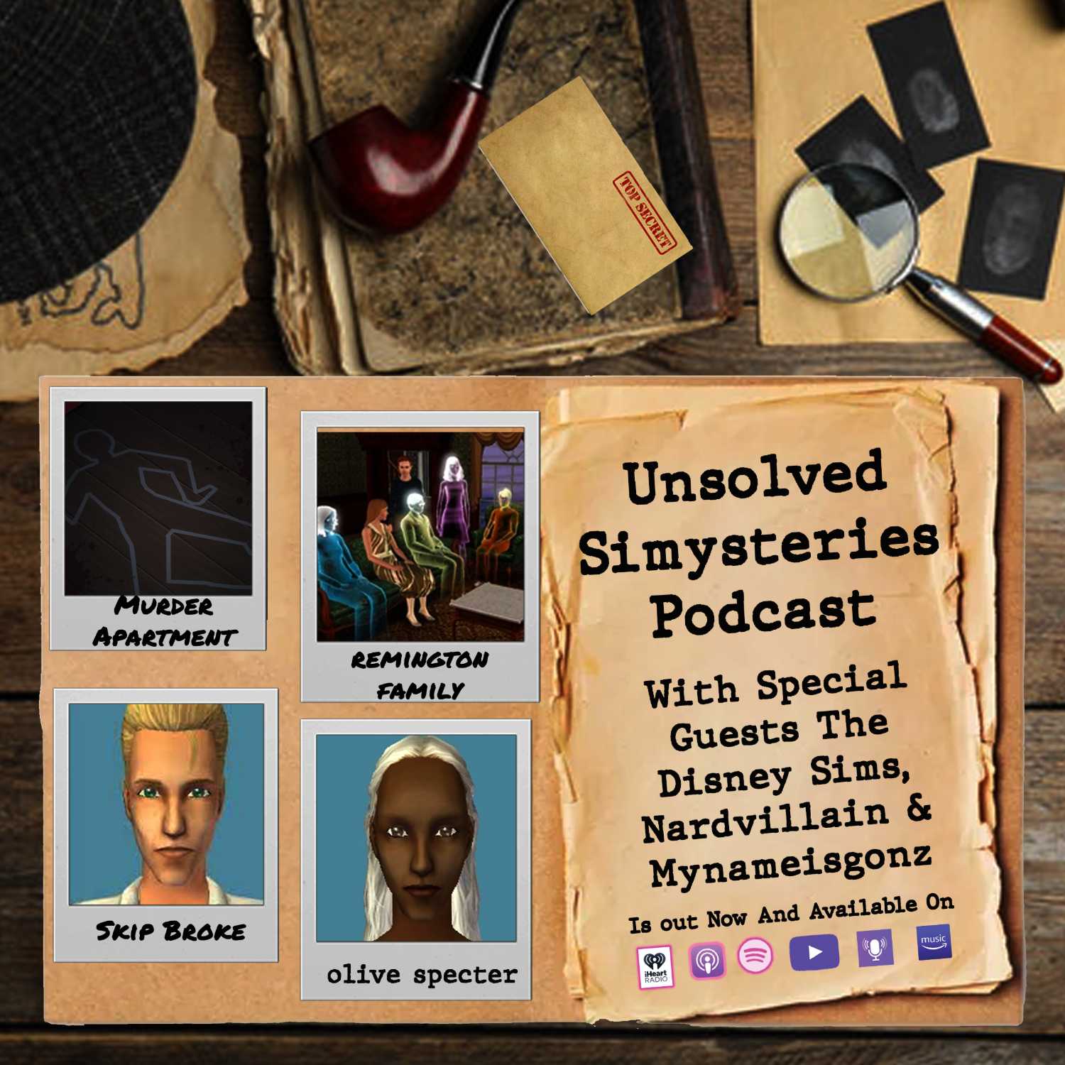 Unsolved Simysteries Podcast With Special Guests The Disney Sims, Nardvillain & mynameisgonz episode artwork