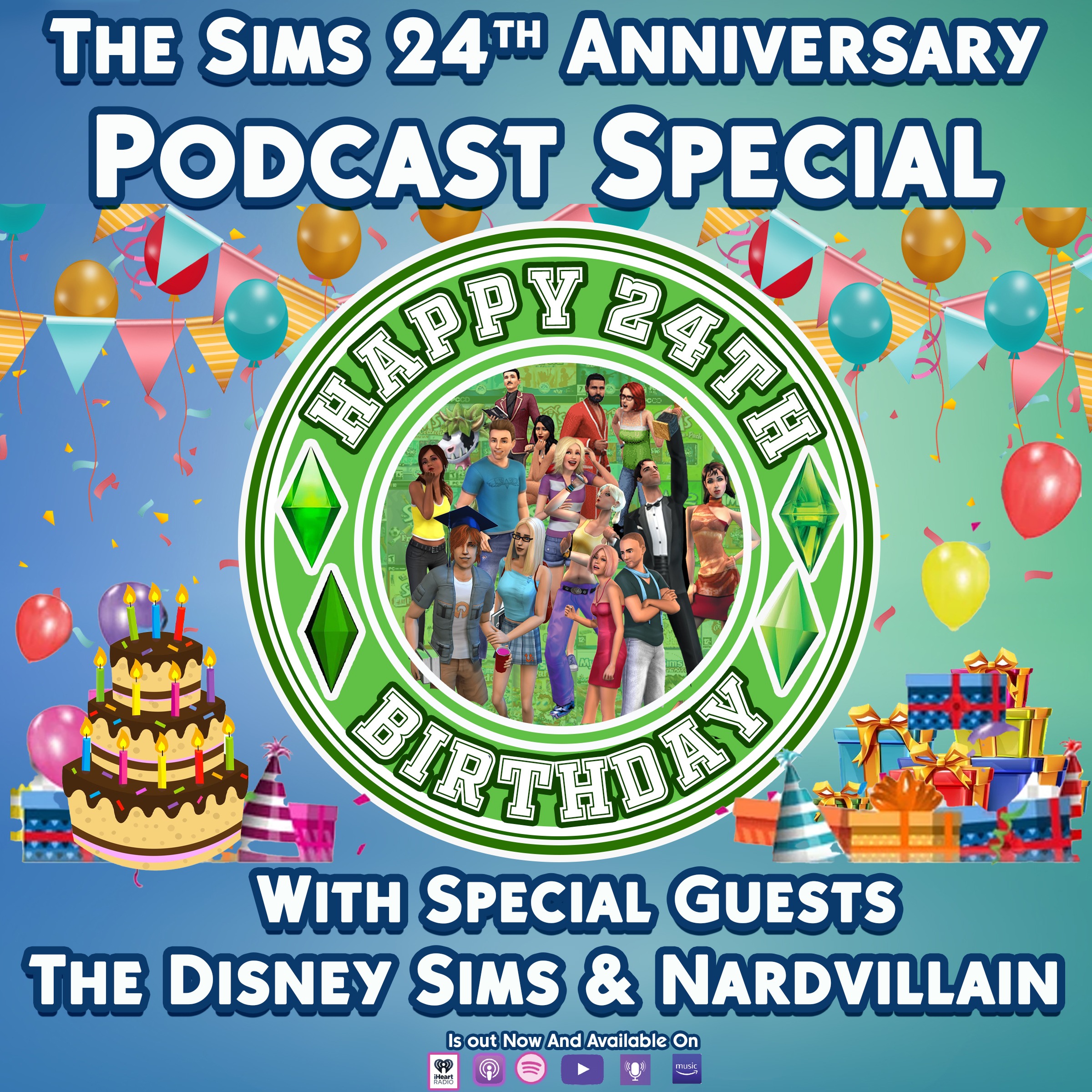 The Sims 24th Anniversary  Podcast Special With Special Guests The Disney Sims & Nardvillain  episode artwork