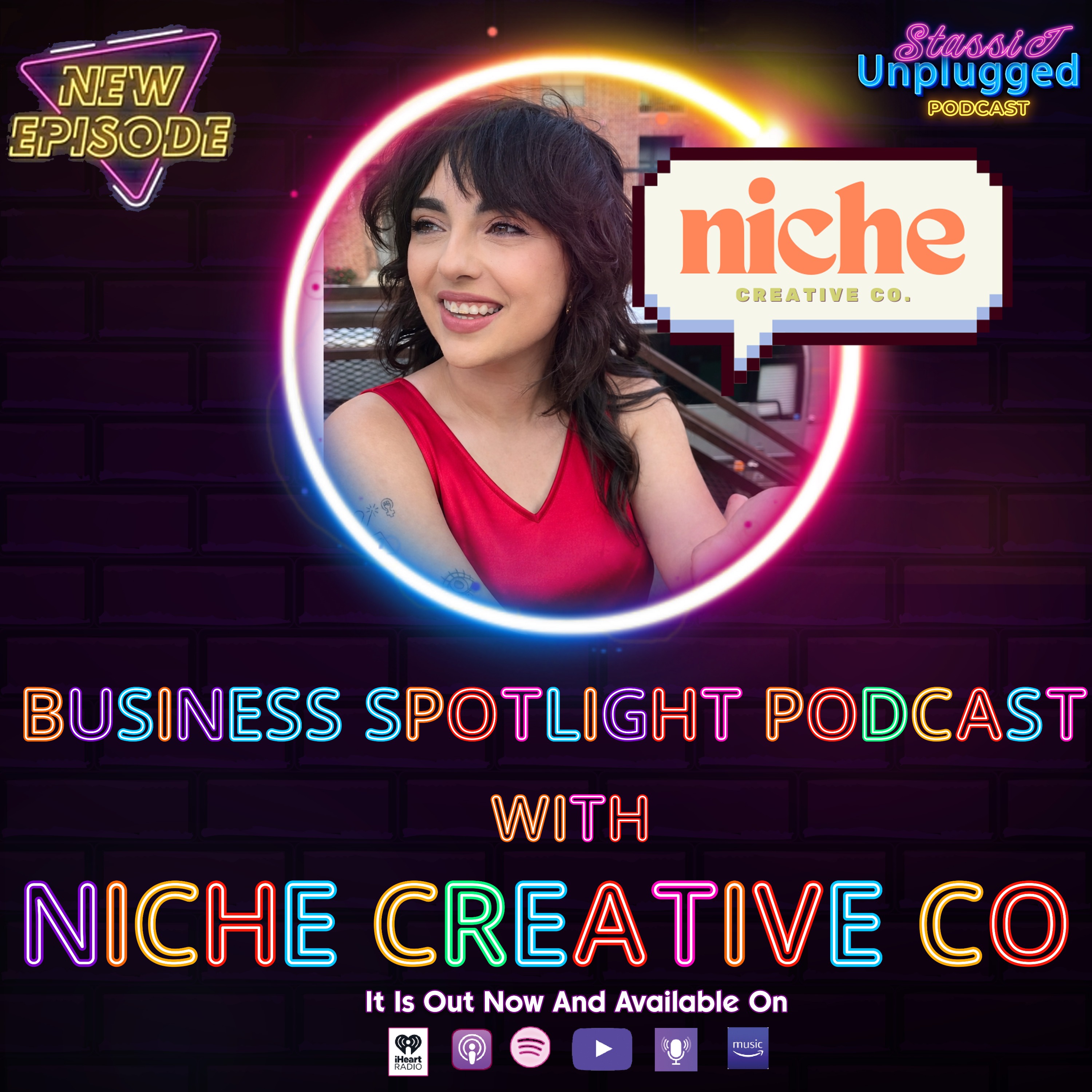 Business Podcast Spotlight with Nichole Hazard the CEO of  Niche Creative Co episode artwork