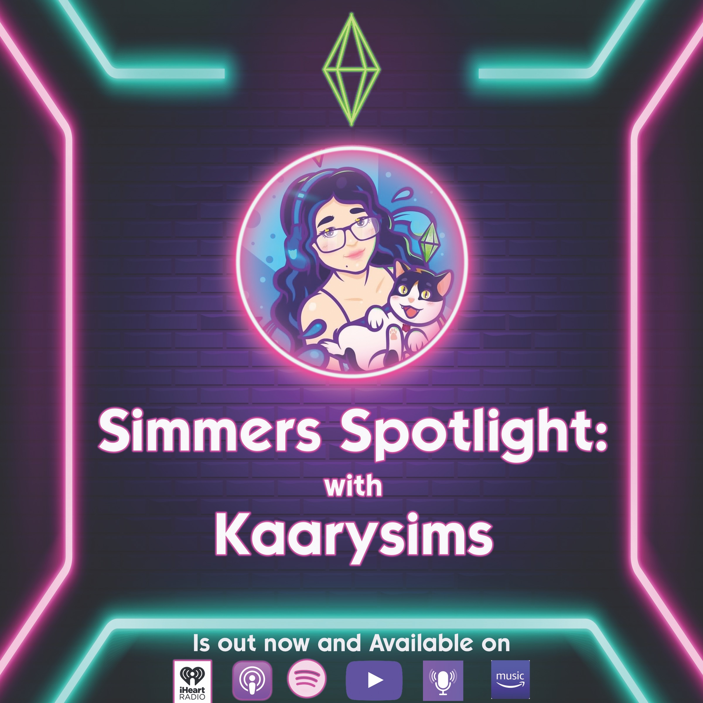 Simmer Spotlight: Seven Questions with kaarysims episode artwork