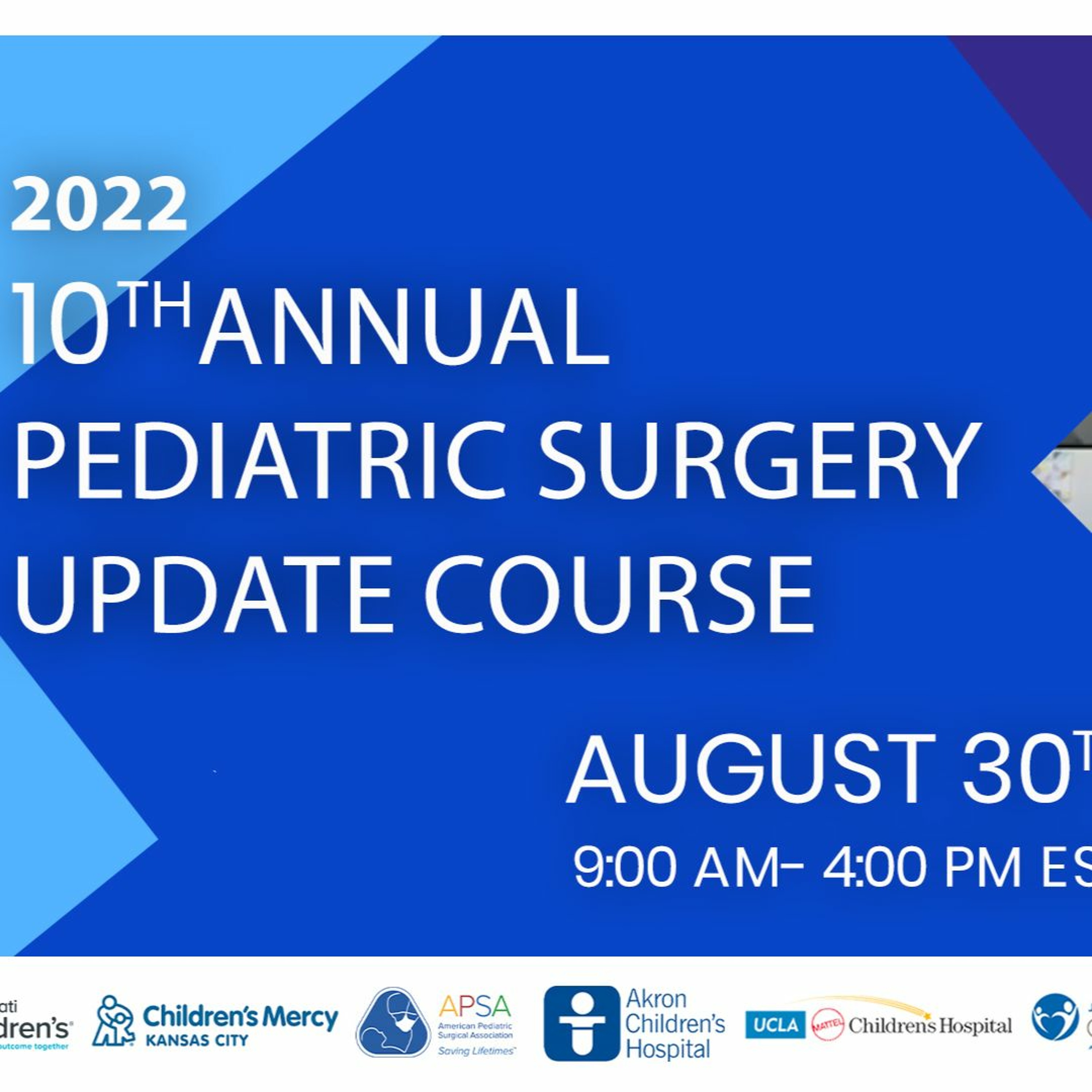 Stay Current in Pediatric Surgery