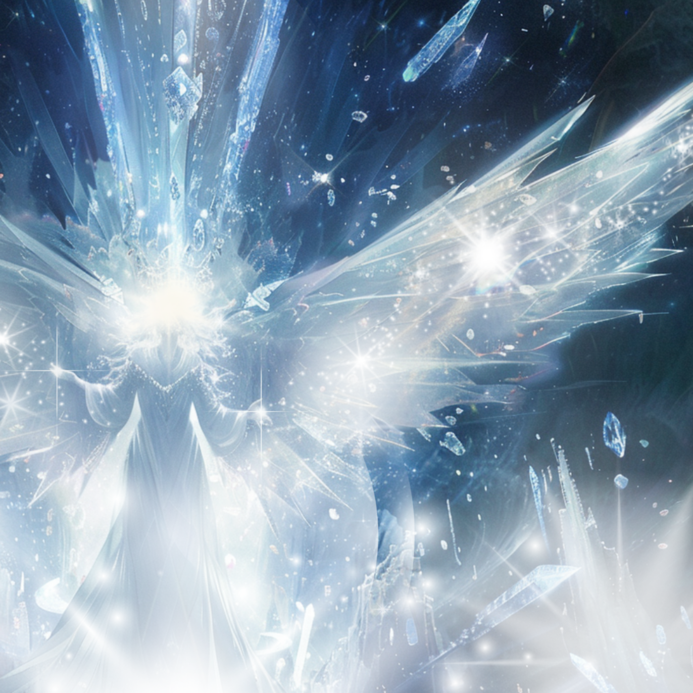Herkimer Diamond and White Angelic Fire Transmission episode artwork