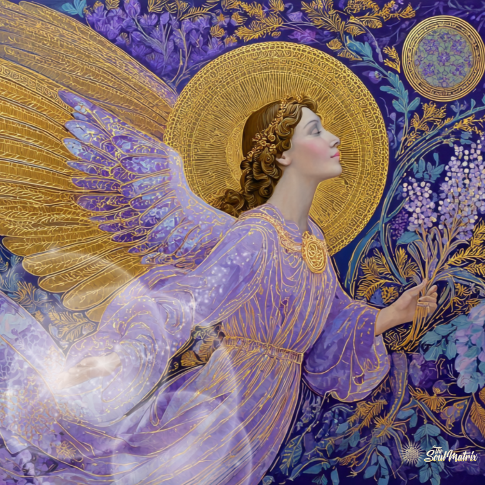 Solar /Herkimer-Diamond, Lavender Angelic Healing Light Transmission episode artwork