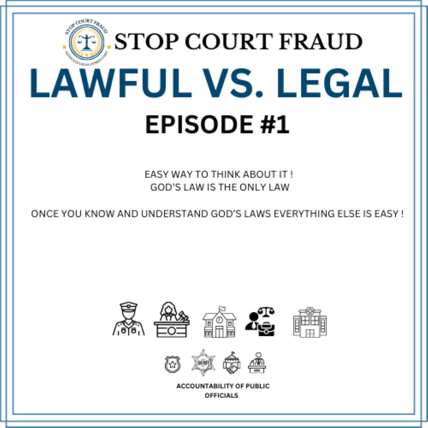 Lawful Vs. Legal podcast artwork