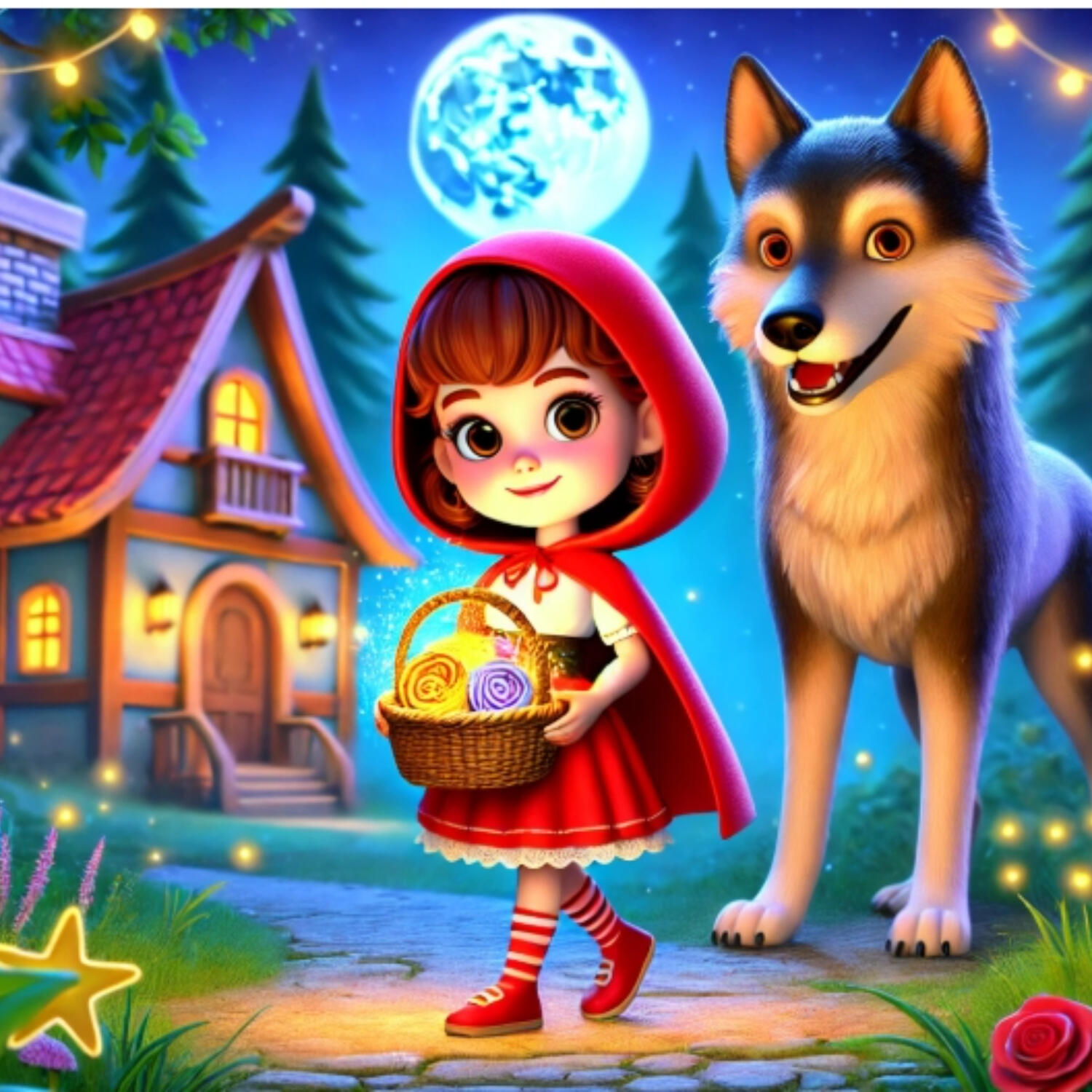 🐺 Little Red Riding Hood’s Secret Mission (Bedtime Story) ❤️ episode artwork