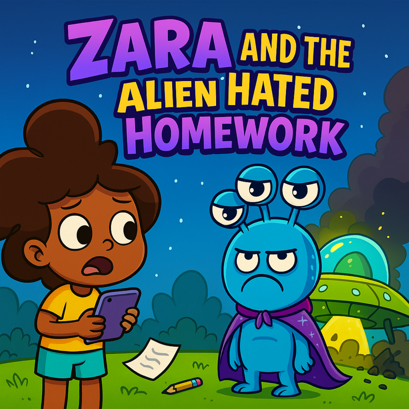Zara and the Alien Who Hated Homework  episode artwork