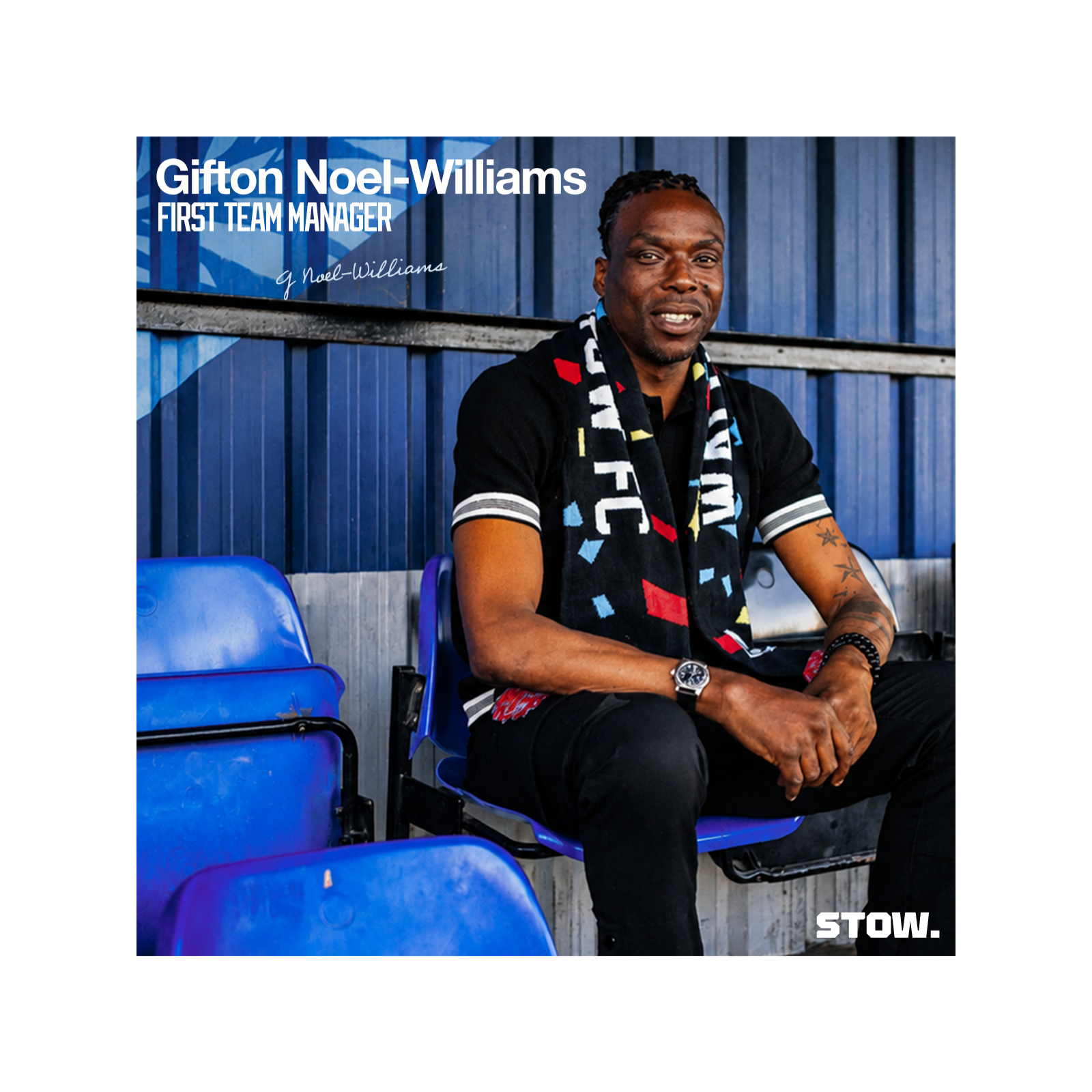 Stow's new first team manager Gifton Noel Williams episode artwork