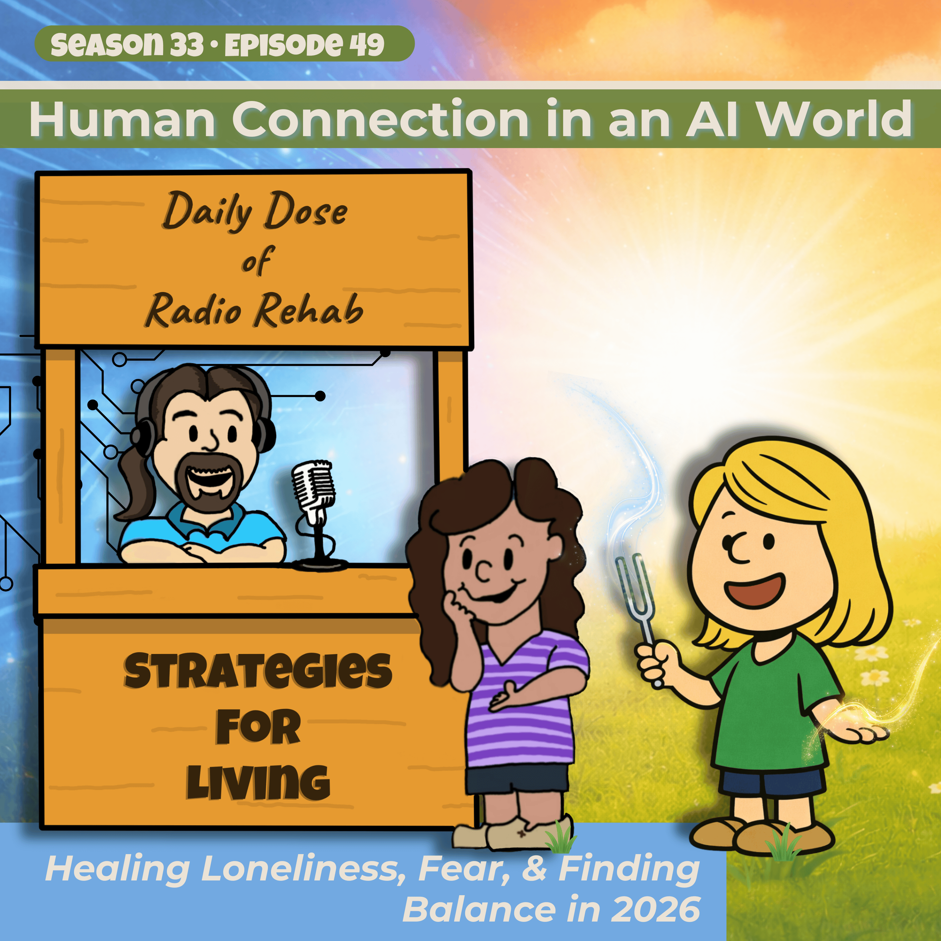 Human Connection in an AI World: Healing Loneliness, Fear, and Finding Balance in 2026 episode artwork