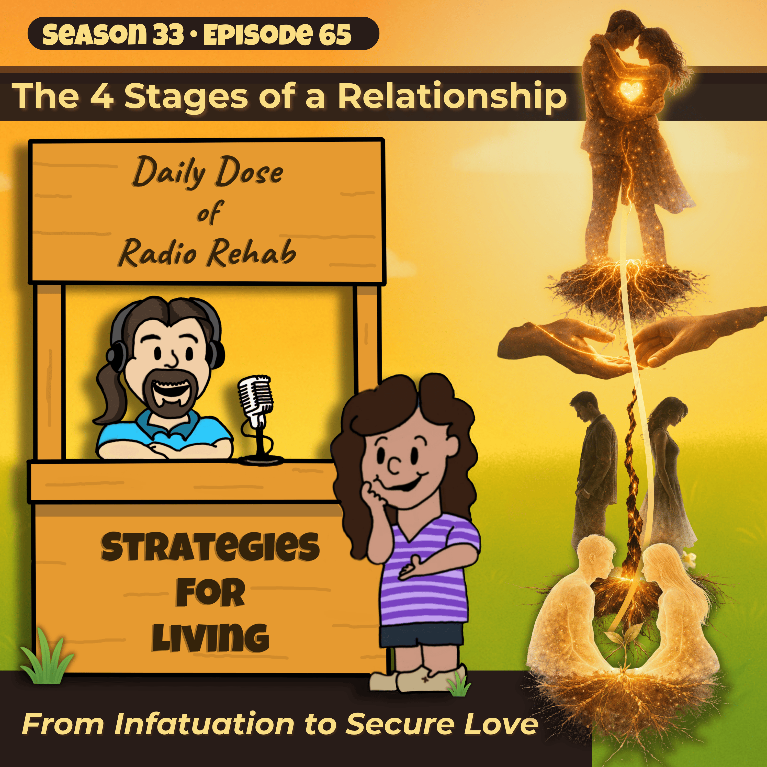 The 4 Stages of a Relationship: From Infatuation to Secure Love episode artwork