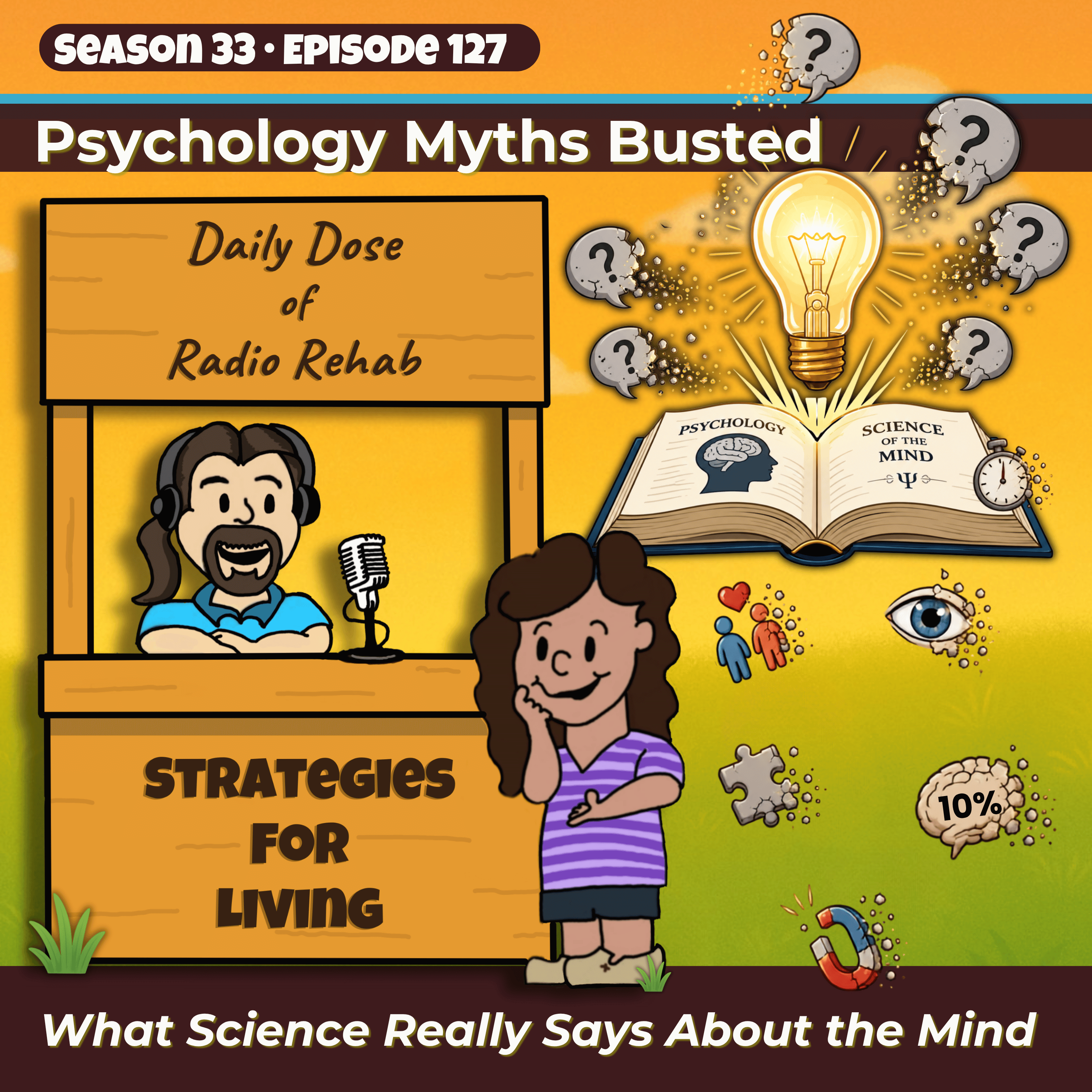 Psychology Myths Busted: What Science Really Says About the Mind episode artwork