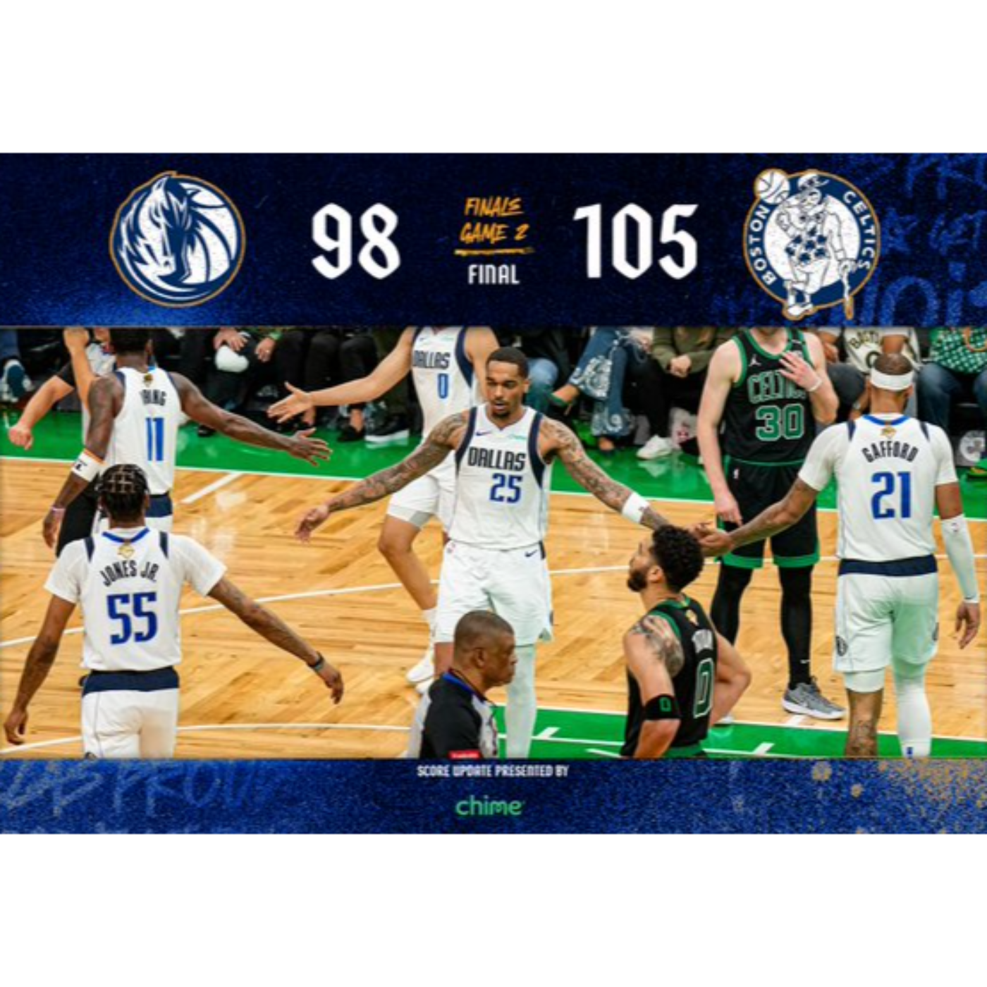 bFb Dallas Mavericks vs Boston Celtics NBA Finals Game 2 Post Game Show episode artwork