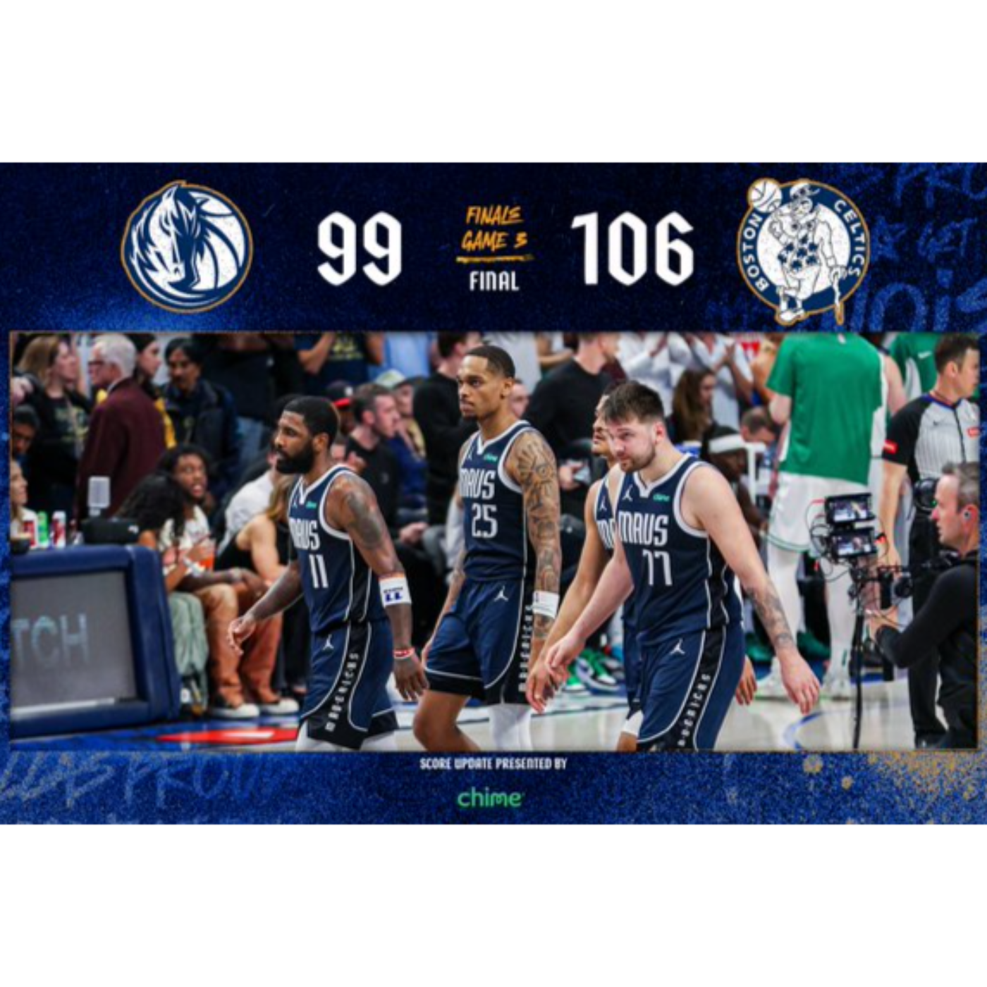 bFb Dallas Mavericks vs Boston Celtics NBA Finals Game 3 Post Game Show episode artwork