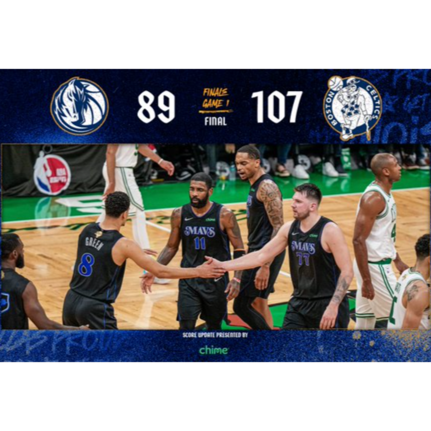 bFb Dallas Mavericks vs Boston Celtics NBA Finals Game 1 Post Game Show episode artwork