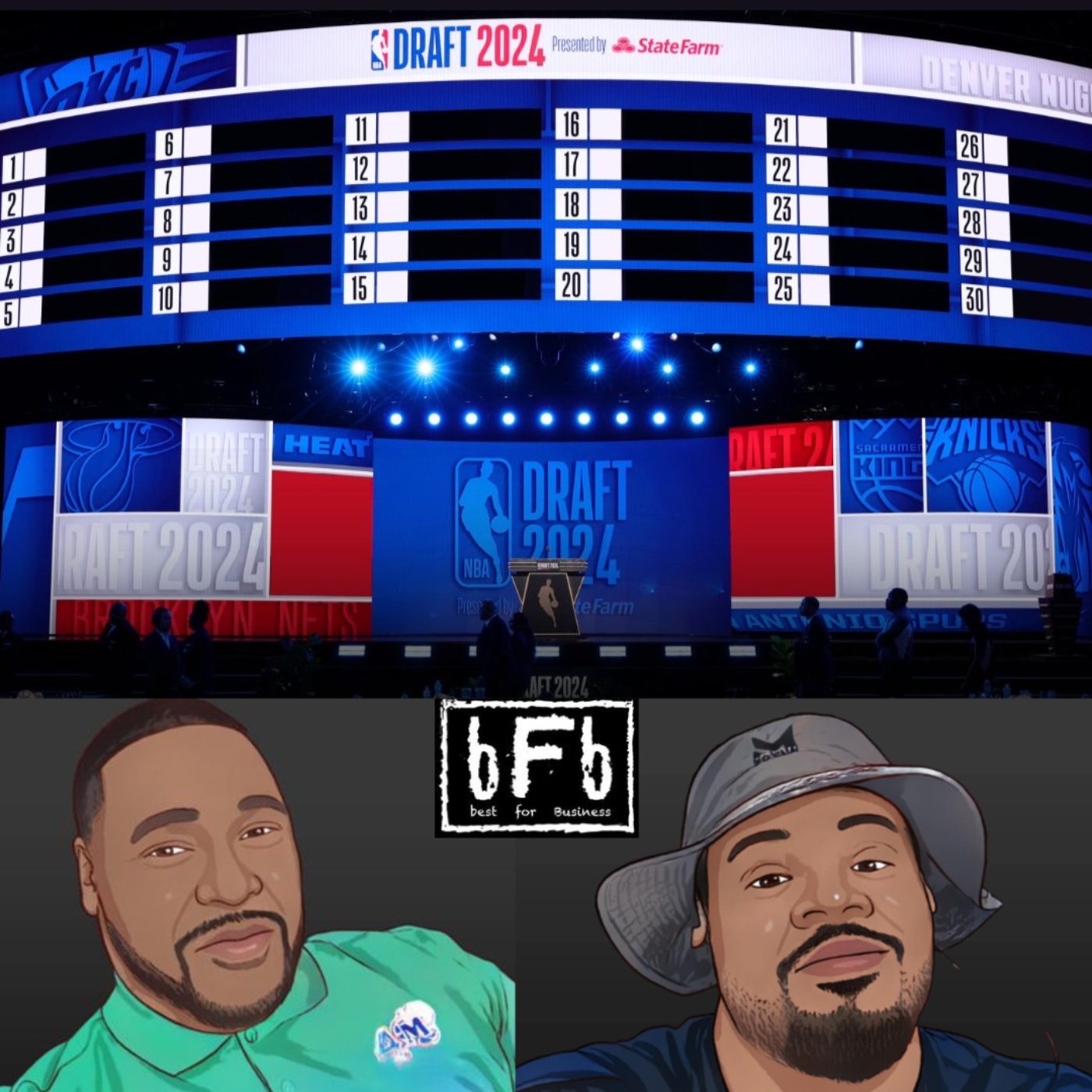 bFb NBA Draft Coverage Day 2 LIVE from the Dallas Mavs Front Office Building episode artwork