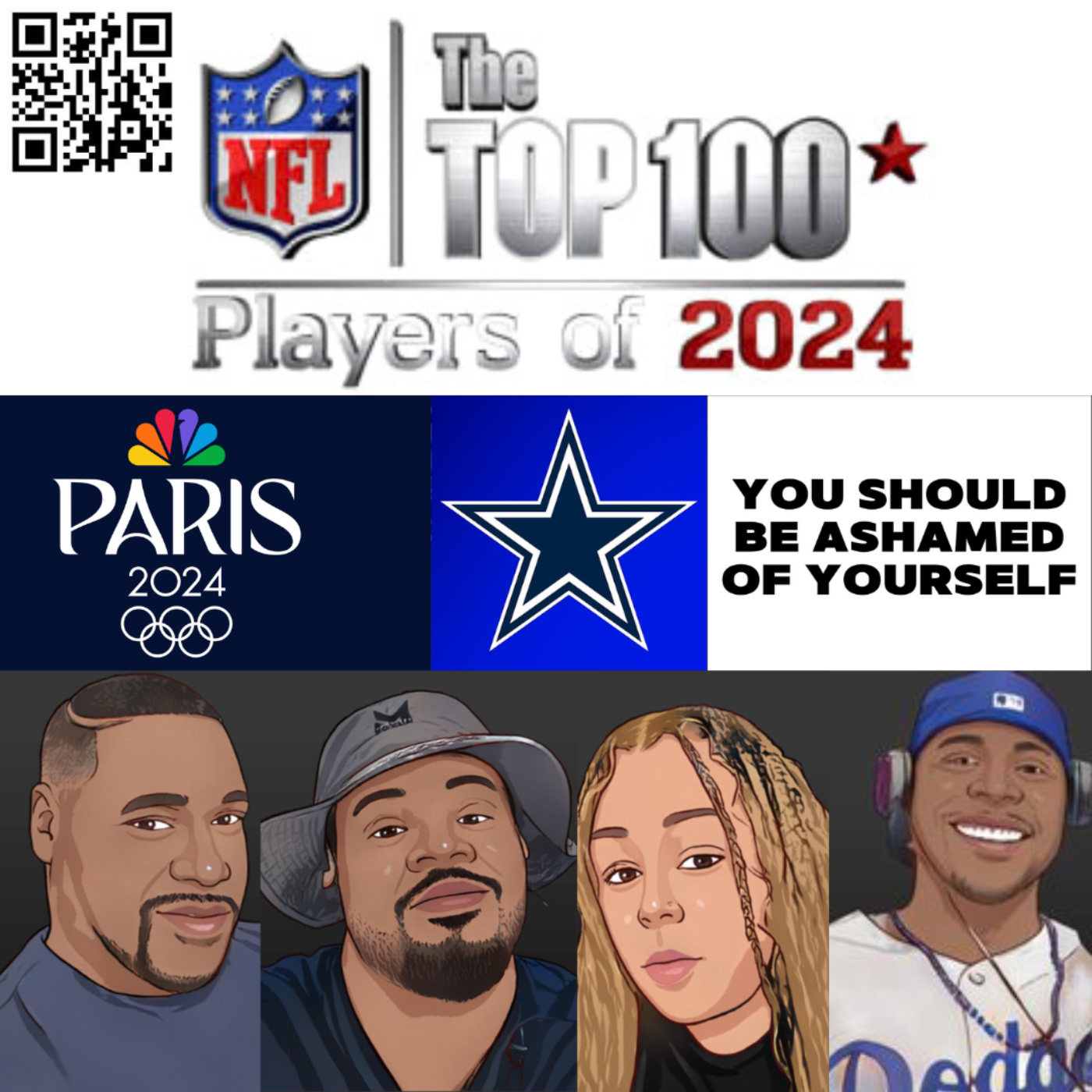 bFb- NFL Top 100, Dallas Cowboys, Olympics, and Oughta Be Ashamed  episode artwork