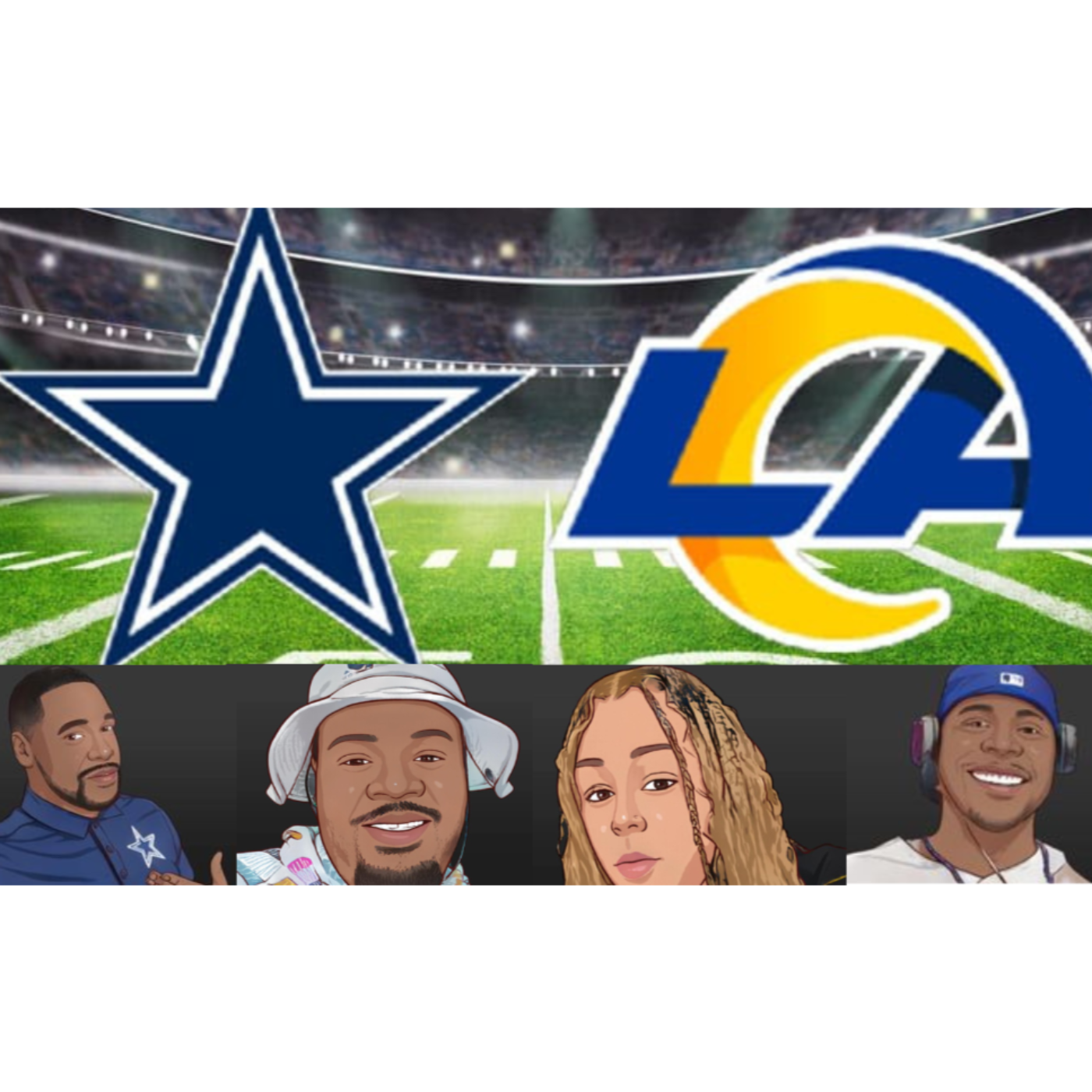 bFb Dallas Cowboys vs La Rams Pre Game Show episode artwork