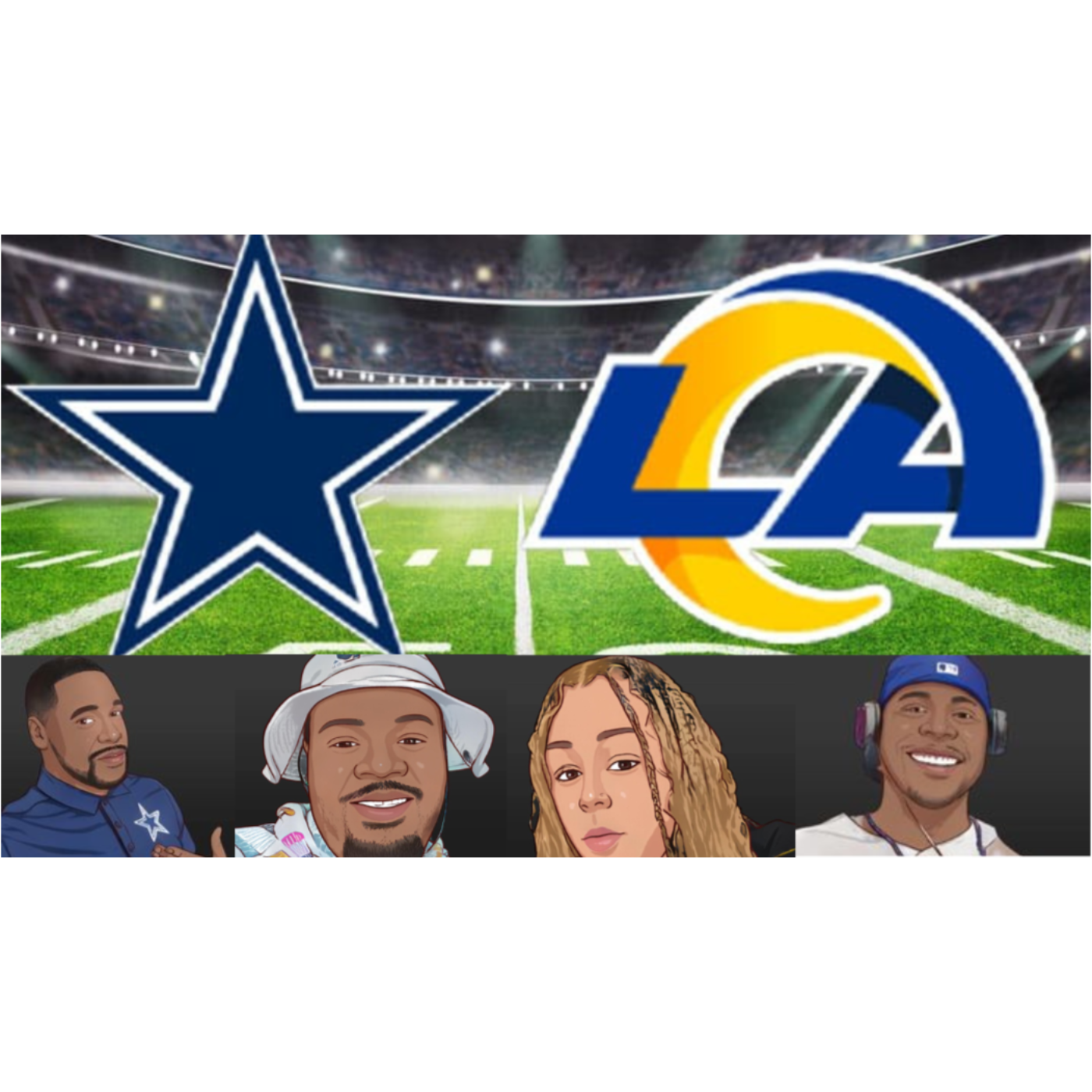 bFb Dallas Cowboys-12 vs La Rams-13 Post Game Show episode artwork