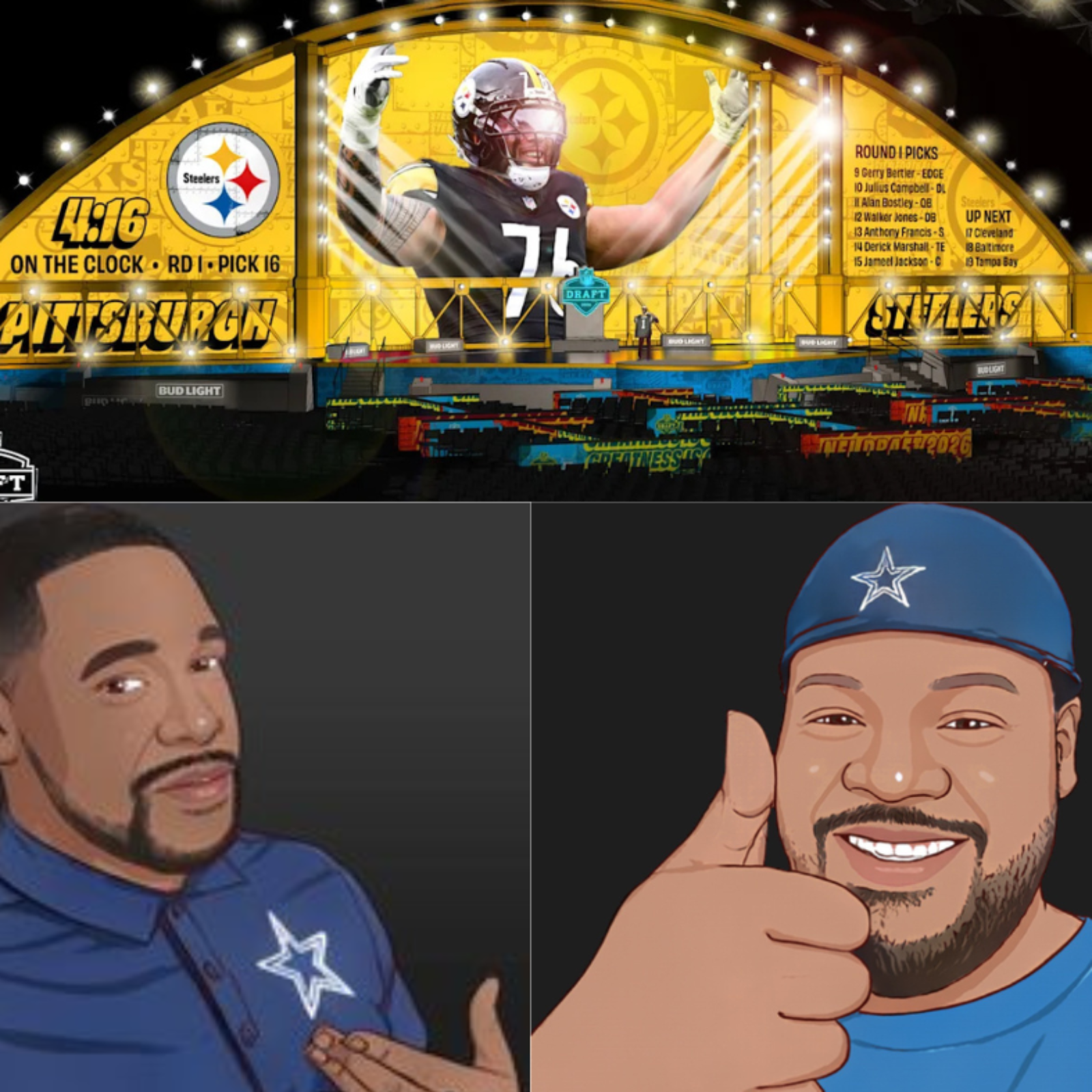 bFb Dallas Cowboys NFL Draft Coverage episode artwork