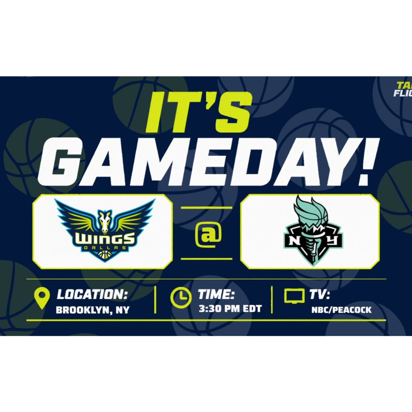 bFb Dallas Wings vs New York Liberty Pre Game Show episode artwork