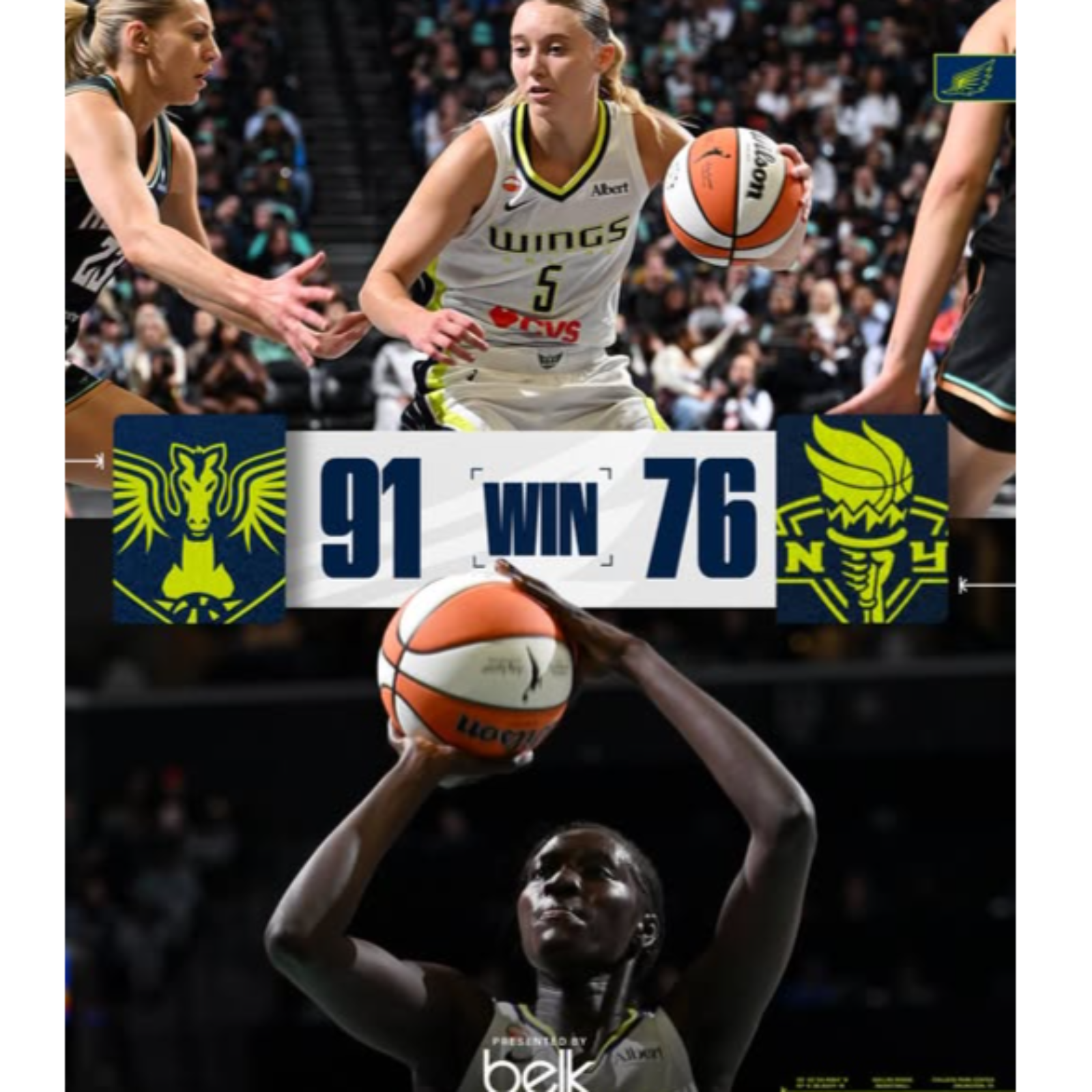 bFb Dallas Wings vs New York Liberty Post Game Show  episode artwork