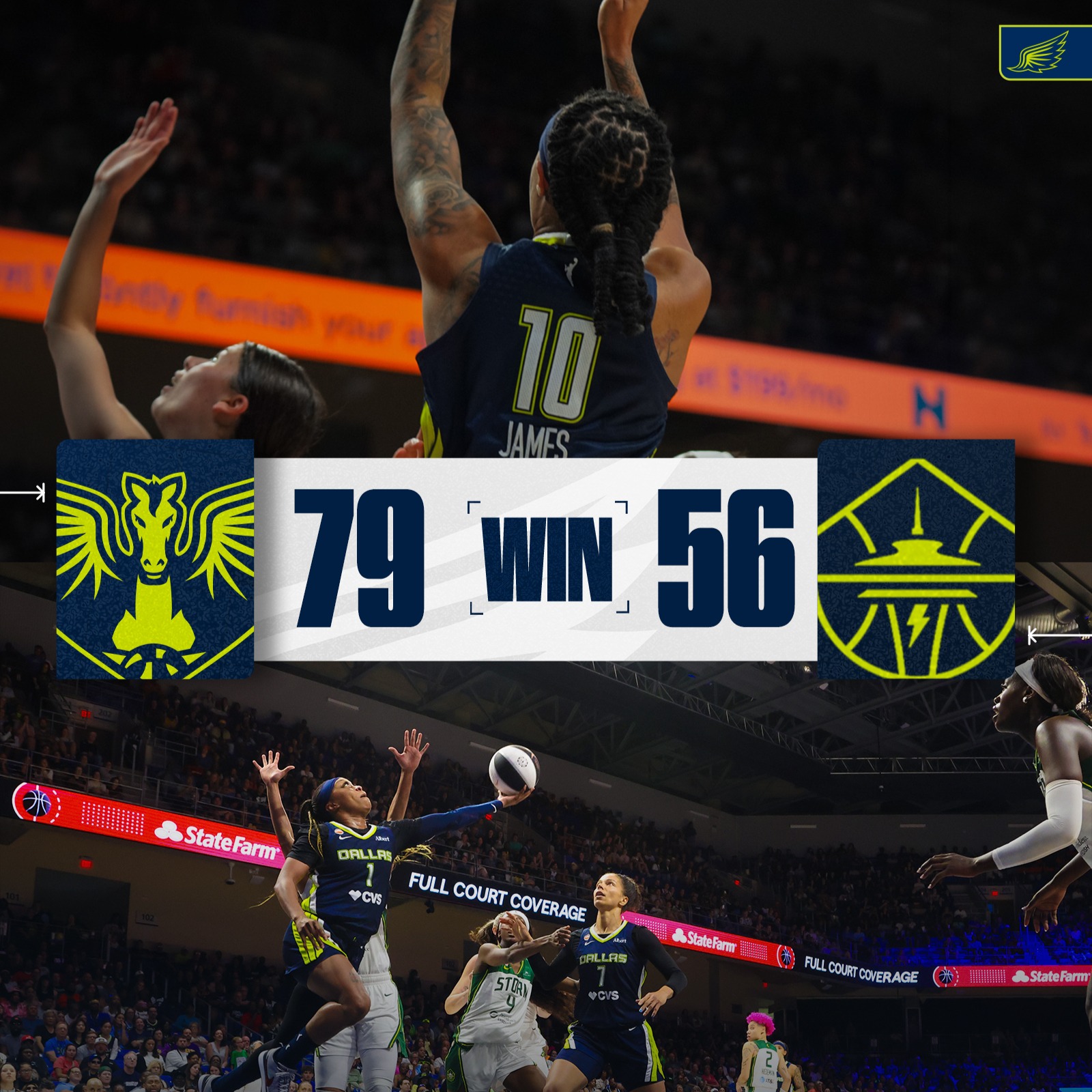 bFb Dallas Wings vs Seattle Storm  Post Game Show   episode artwork