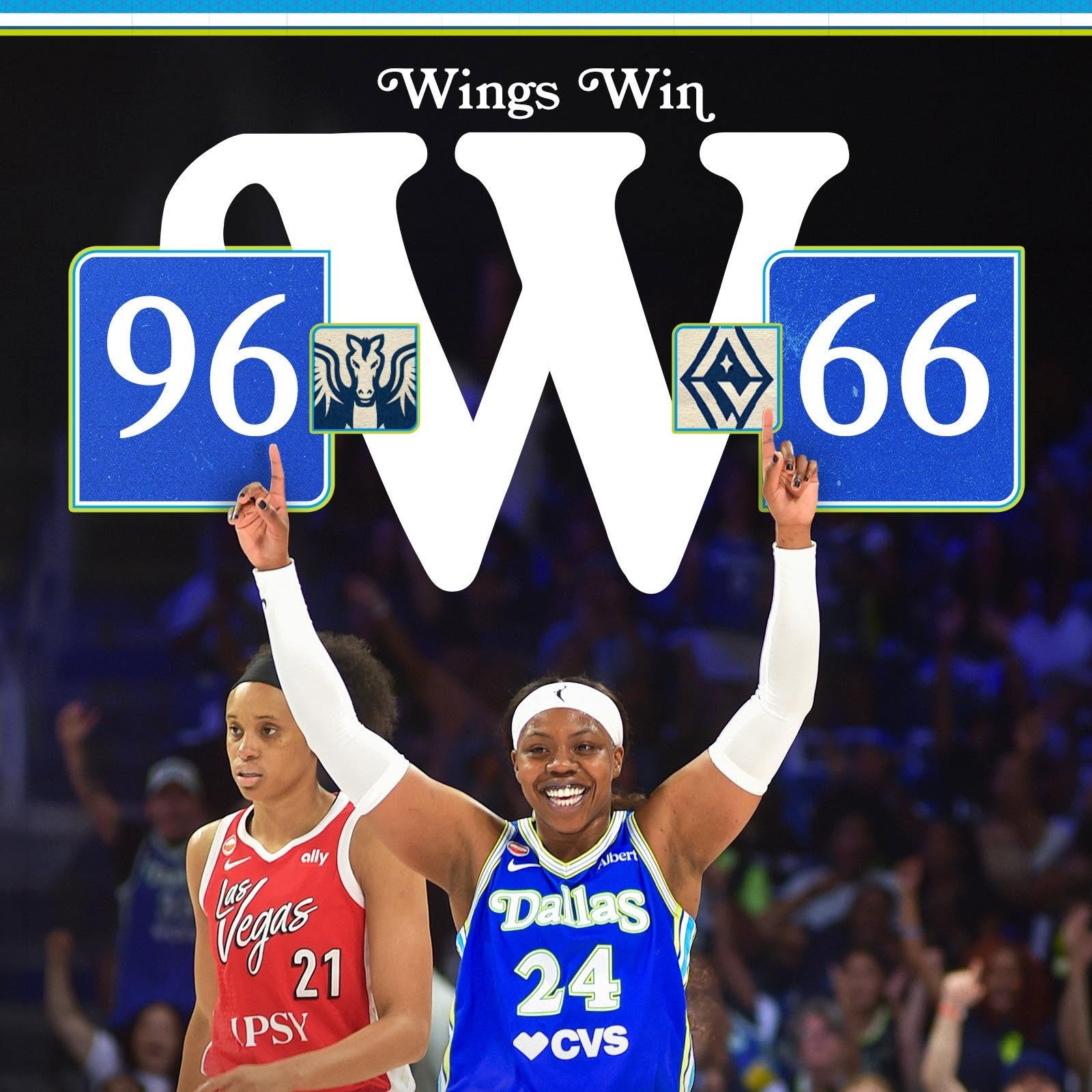 bFb Dallas Wings vs Las Vegas Aces Post Game Show episode artwork