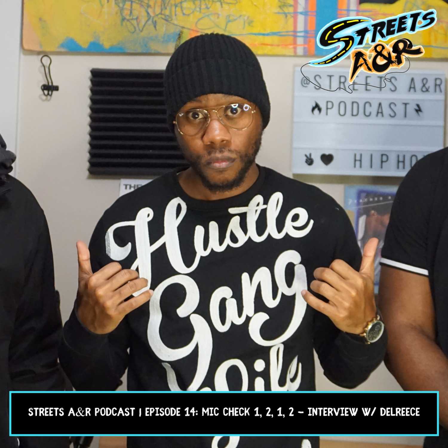 Streets A&R Podcast | Episode 14: Mic Check 1, 2, 1, 2 - Interview w/ Delreece episode artwork