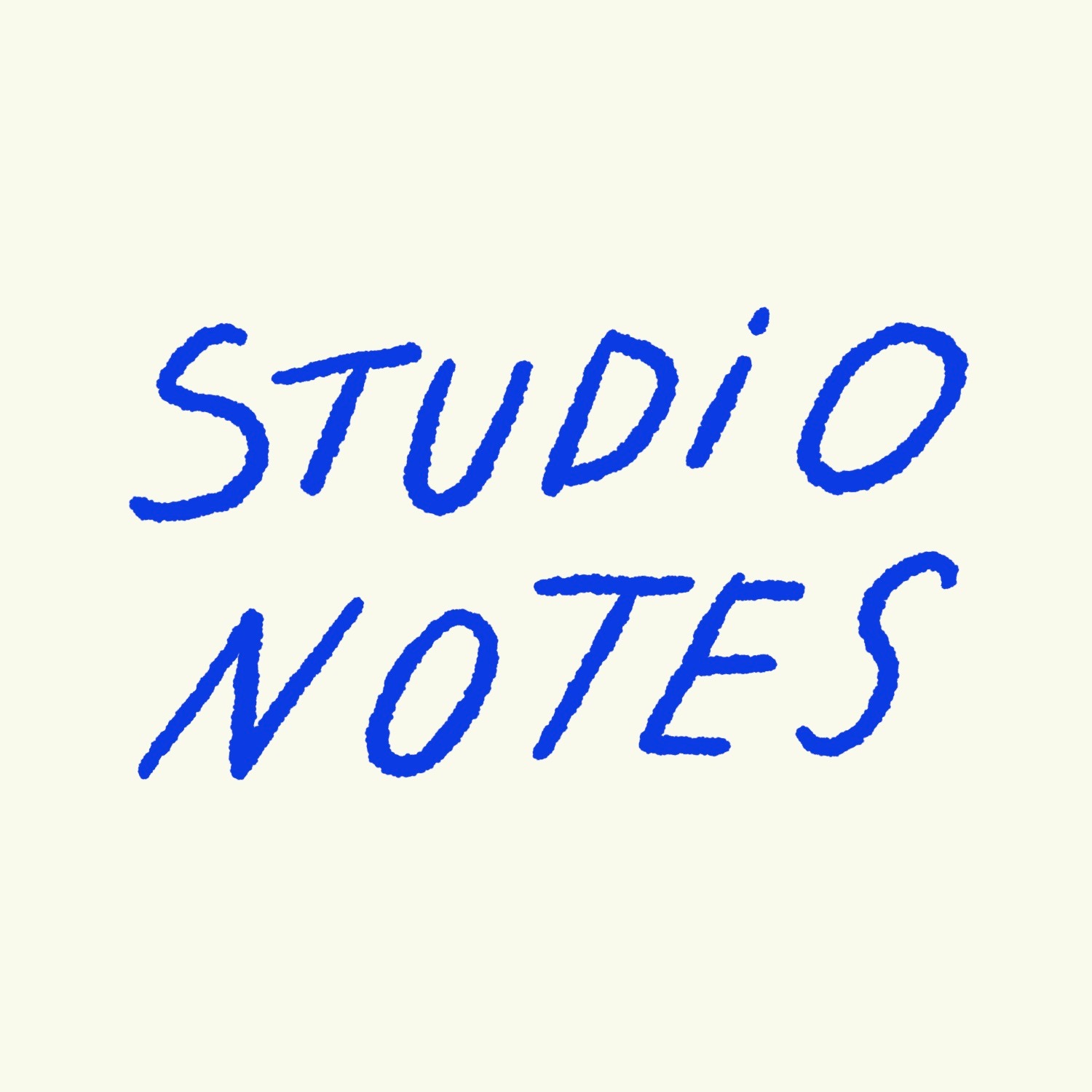 Studio Notes
