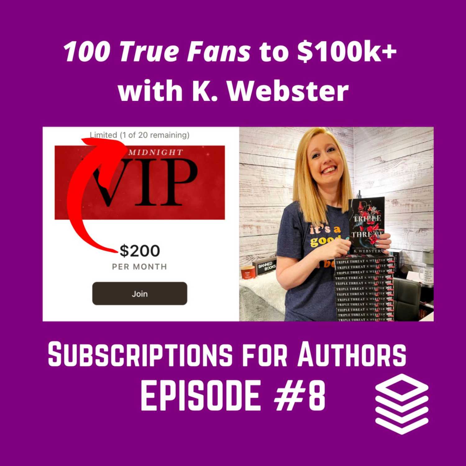 How K. Webster Makes $8k/Month from 80 Readers