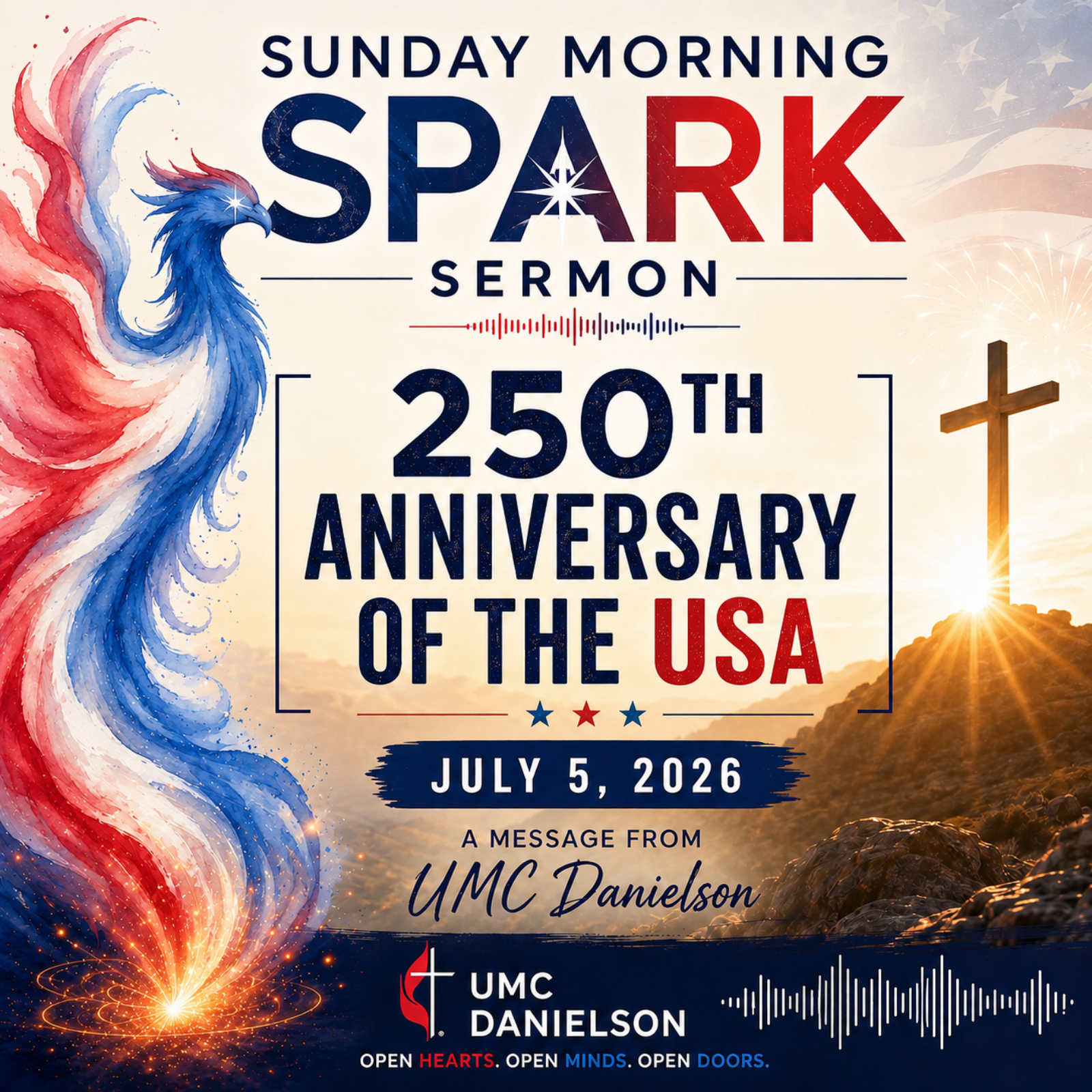 A Celebration of 250 years of the USA episode artwork