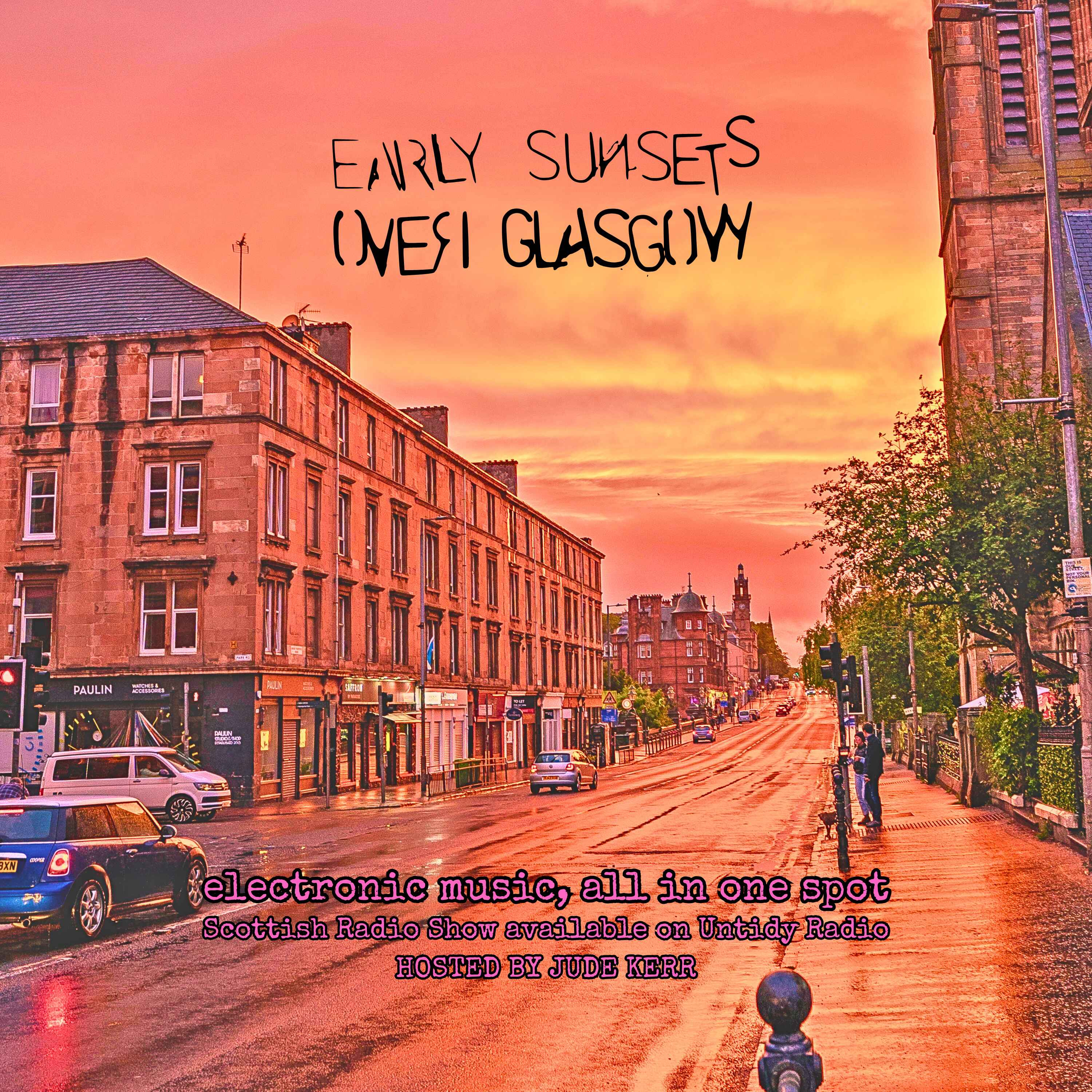 Early Sunsets Over Glasgow