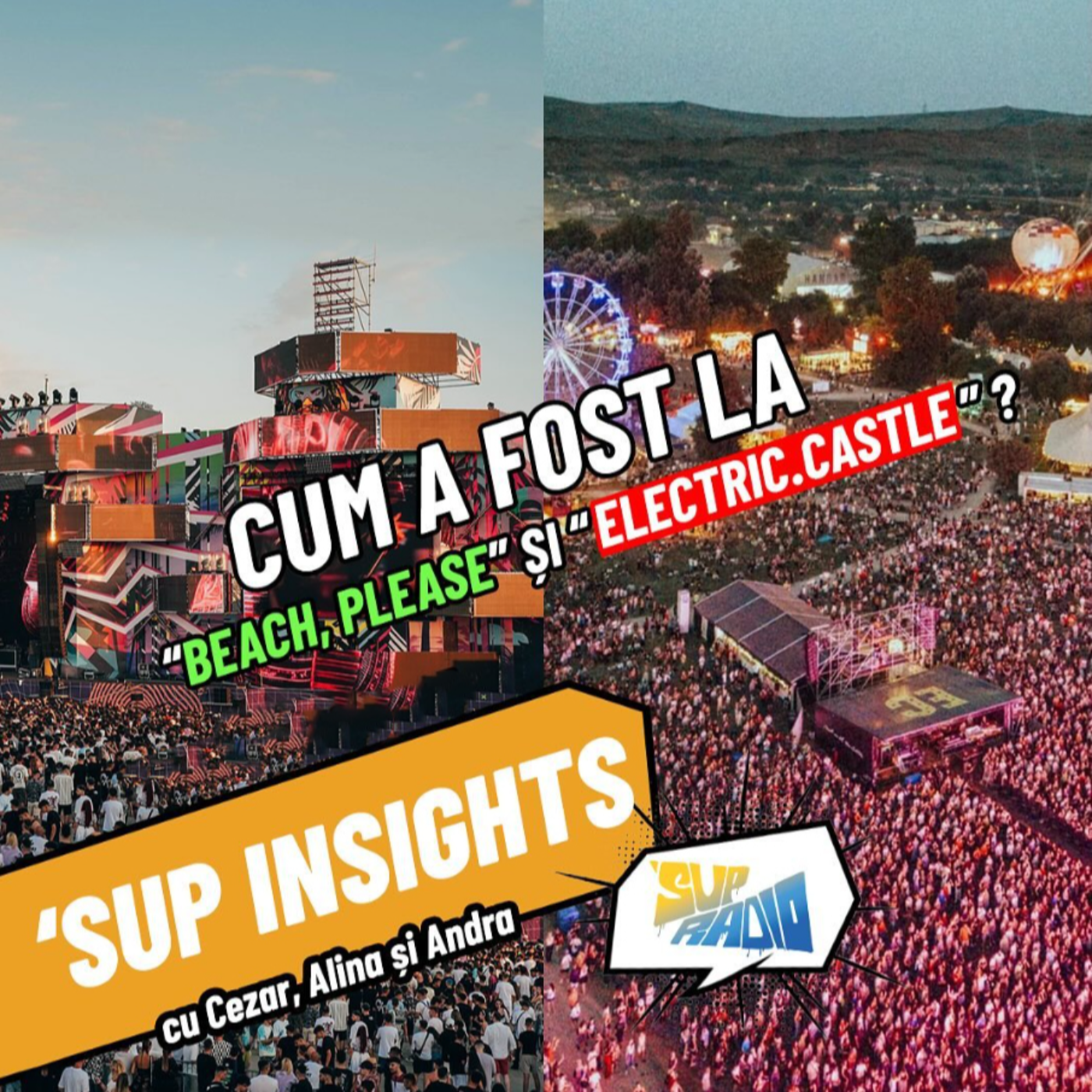 Sup Insights- Beach Please vs Electric Castle episode artwork