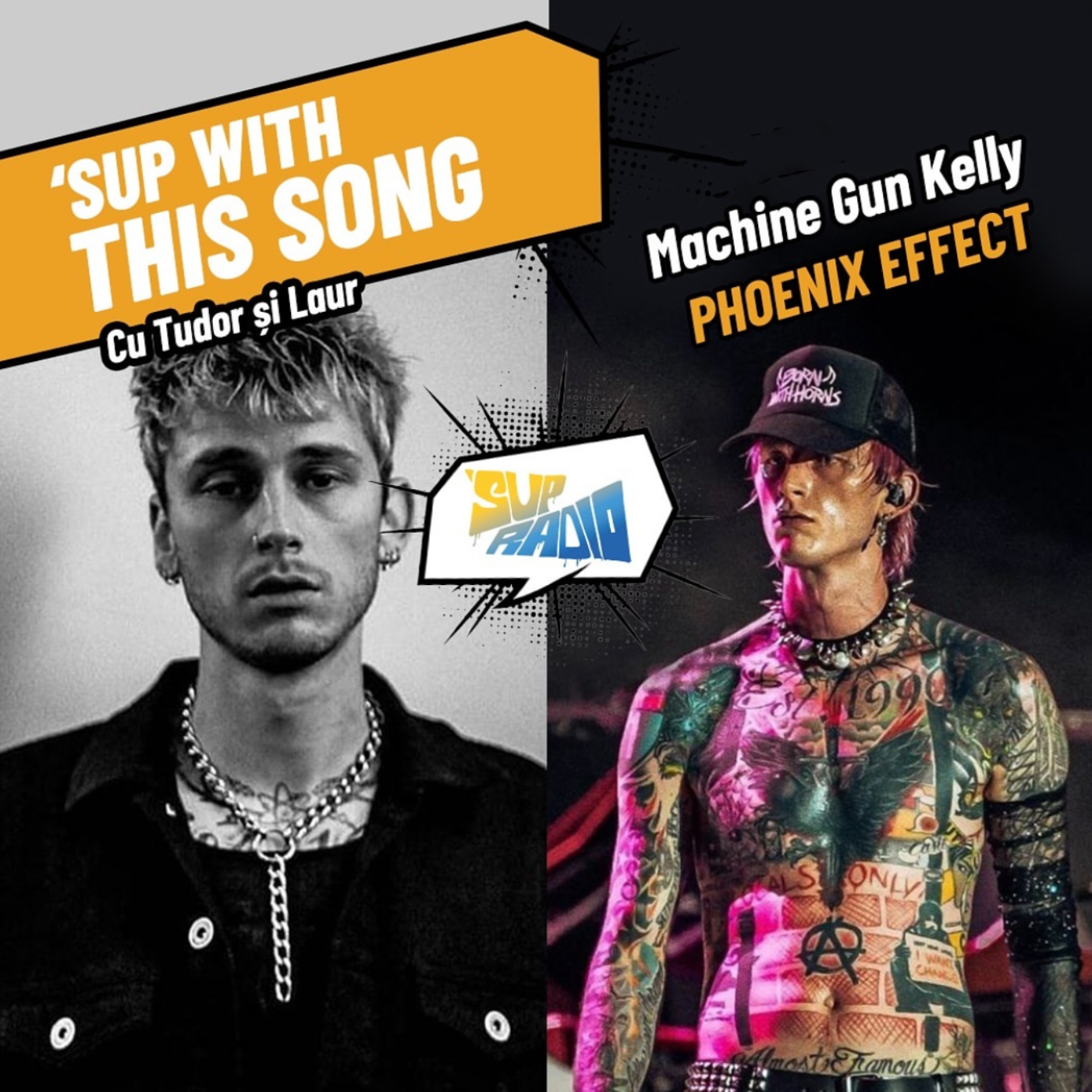 Sup with this song- Machine Gun Kelly, The phoenix effect episode artwork