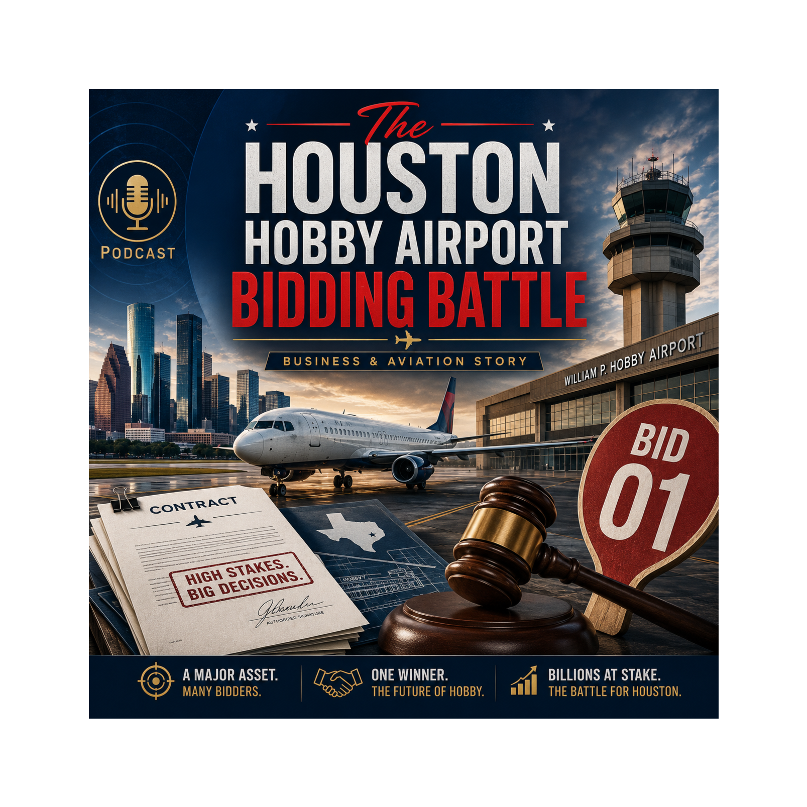 Grounded: The Houston Hobby Airport Bidding Battle | Supreme Court of Texas episode artwork