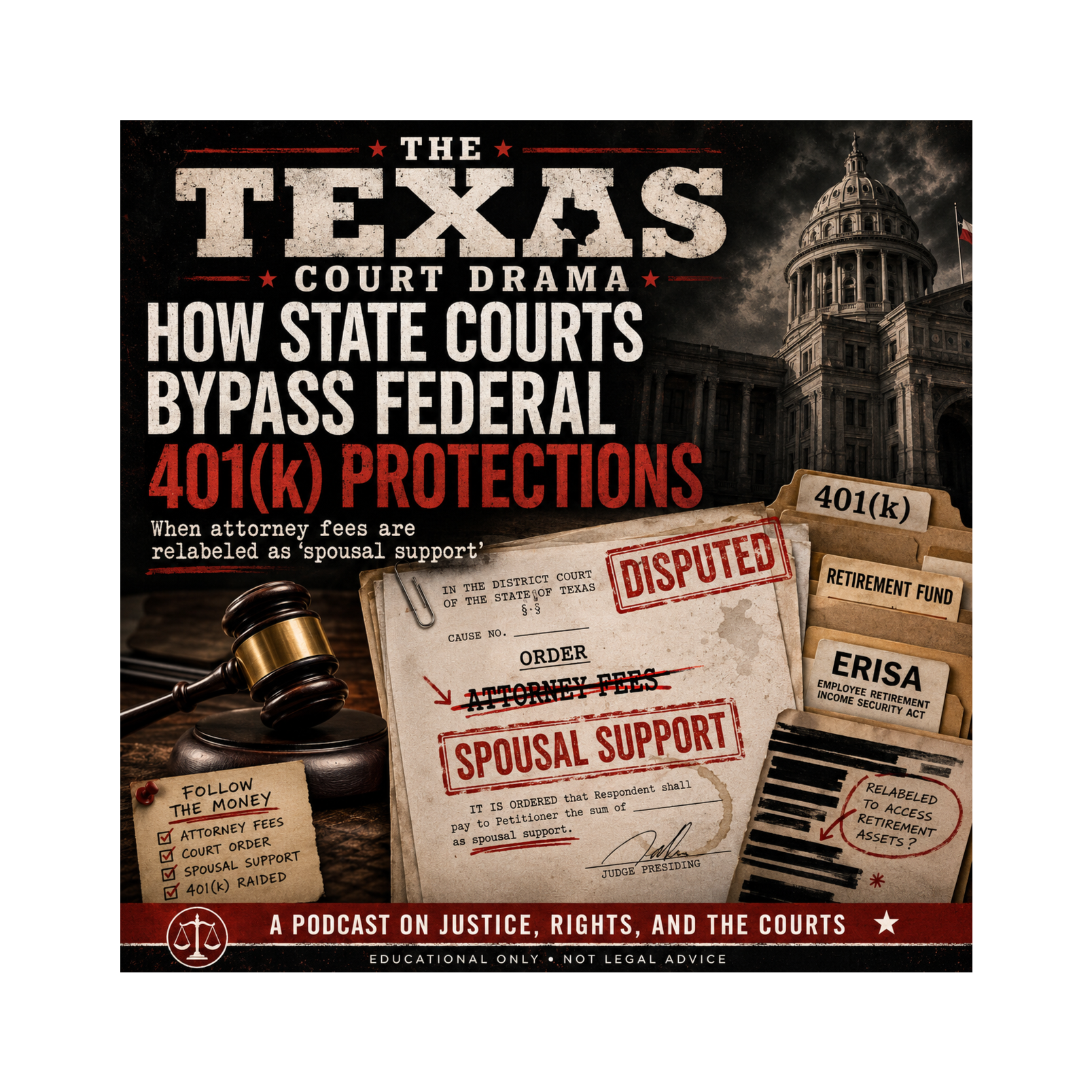 The Altered Label: How Attorney Fees Became “Spousal Support” to Reach a 401(k) episode artwork