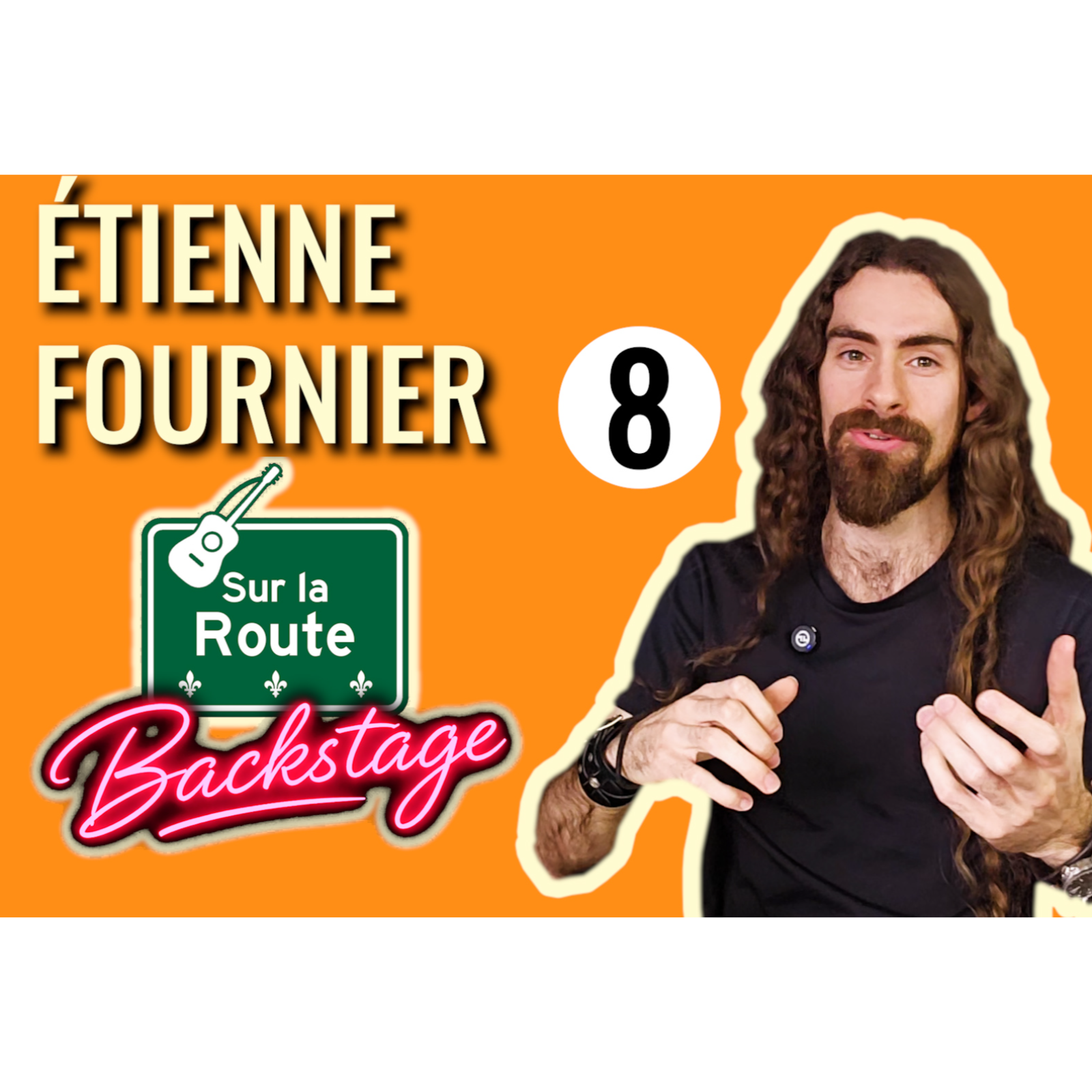 Guitariste, créateur de contenu et cheveux longs avec Étienne Fournier - Sur la Route Épisode 8 episode artwork