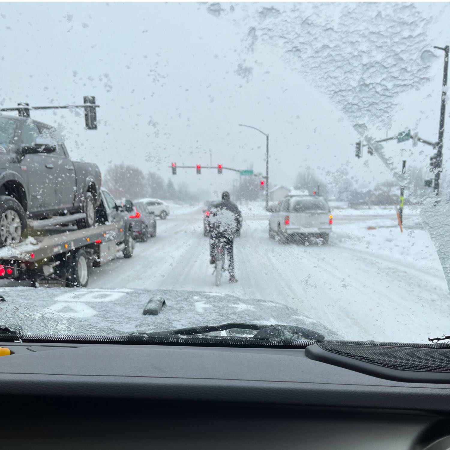 It's WINTER...& "yes" that's an E-Bike...Crazy fool! episode artwork