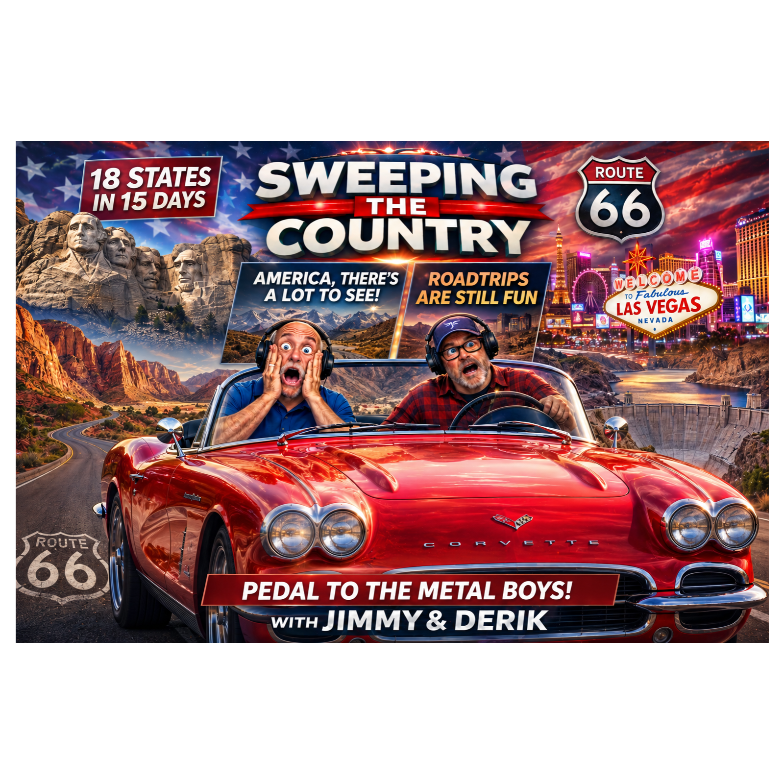Epic American roadtrip adventure, Route 66 and MORE!