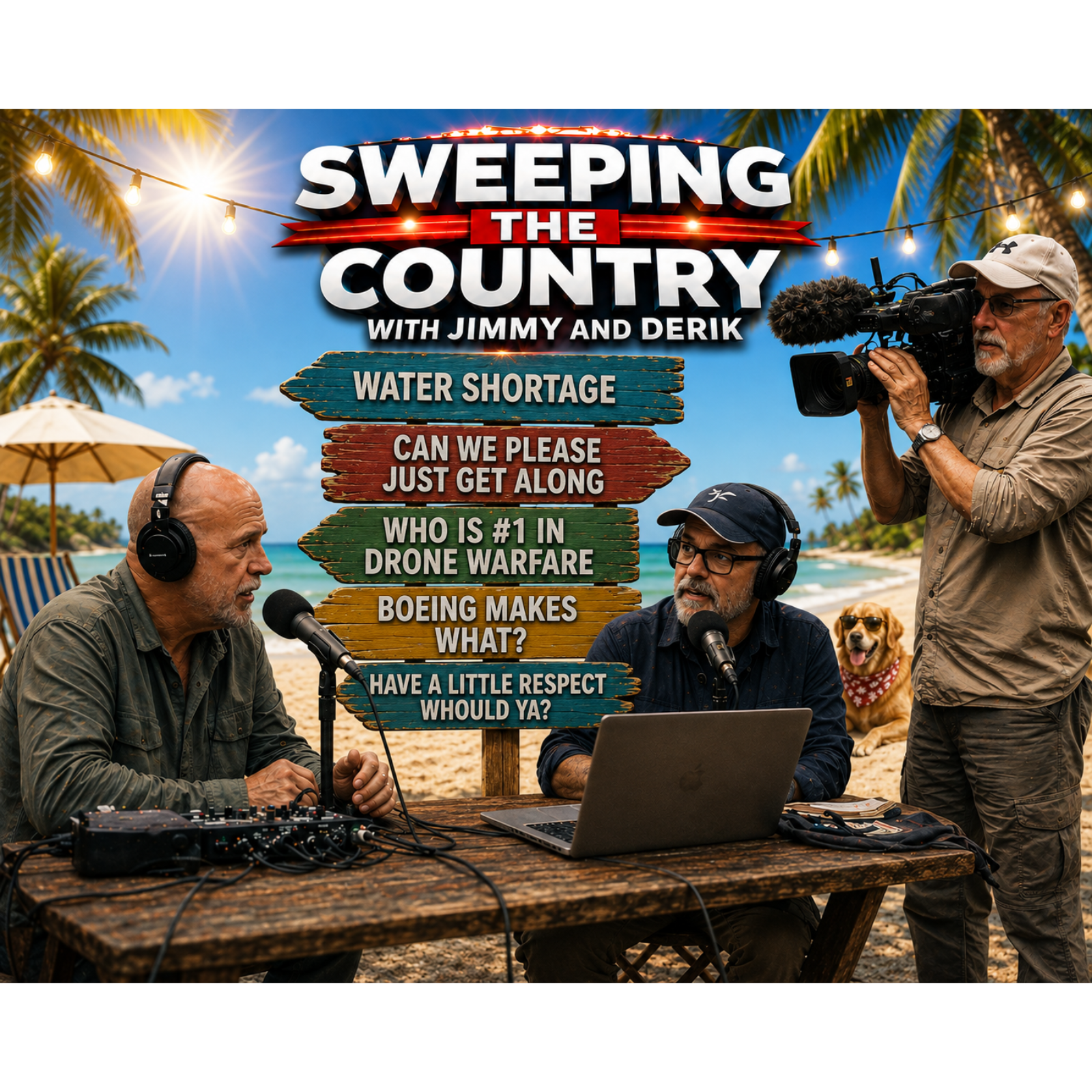 Sweeping the Country: Water Shortages, Drone Warfare, Boeing & Why Can’t We Just Get Along?