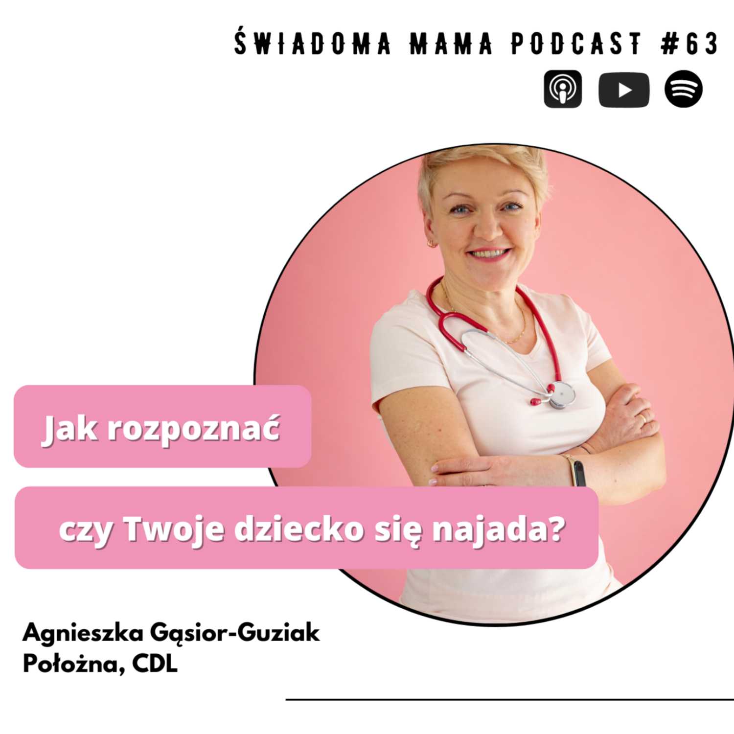 Jak rozpoznać, że Twoje dziecko się najada? || Agnieszka Gąsior-Guziak x Świadoma Mama Podcast #63
