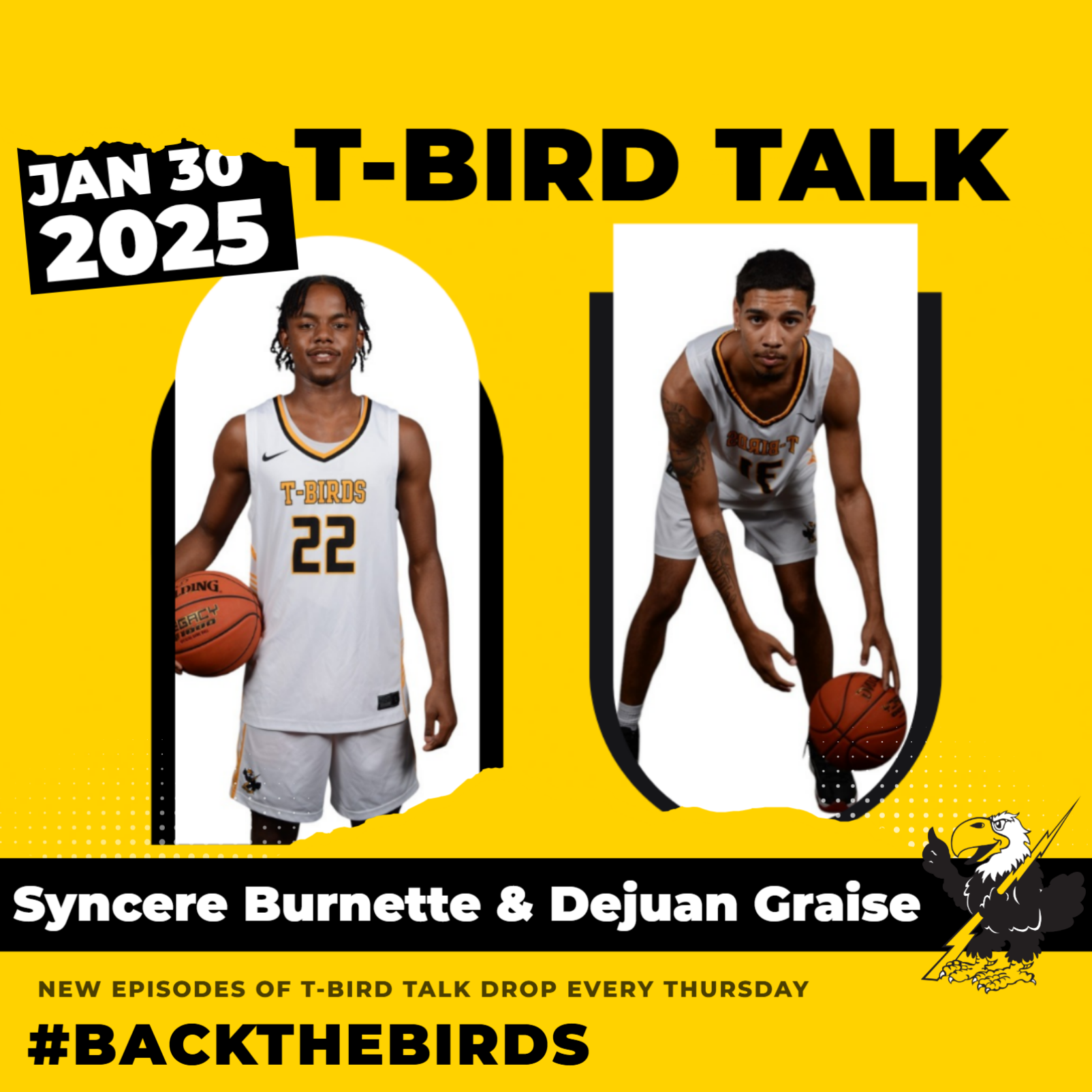 T-Bird Talk: Episode 20 - Cloud County Men's Basketball Players Syncere Burnette and Dejuan Graise