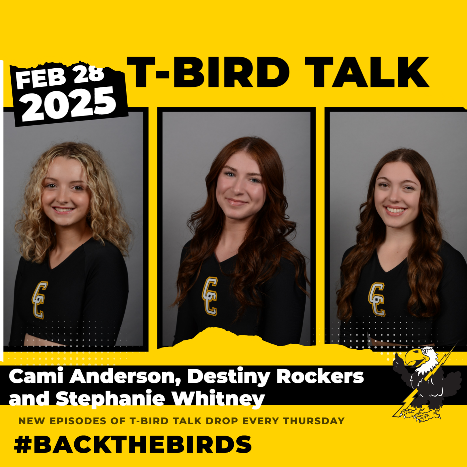 T-Bird Talk: Episode 24 - Cloud County Cheerleaders Cami Anderson, Destiny Rockers and Stephanie Whitney