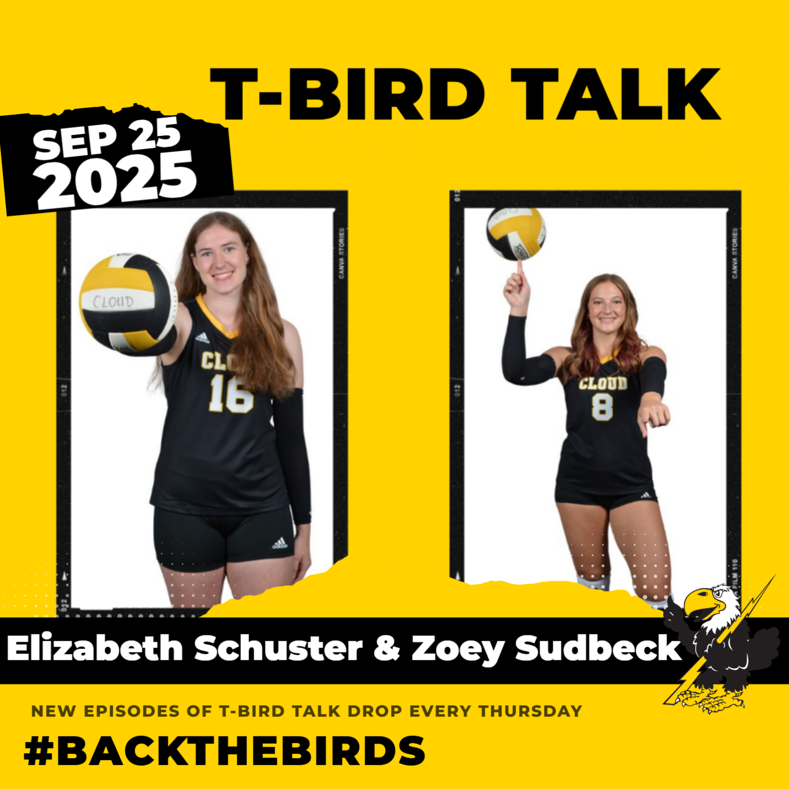 T-Bird Talk: Episode 39 - Cloud County Volleyball Players Elizabeth Schuster and Zoey Sudbeck