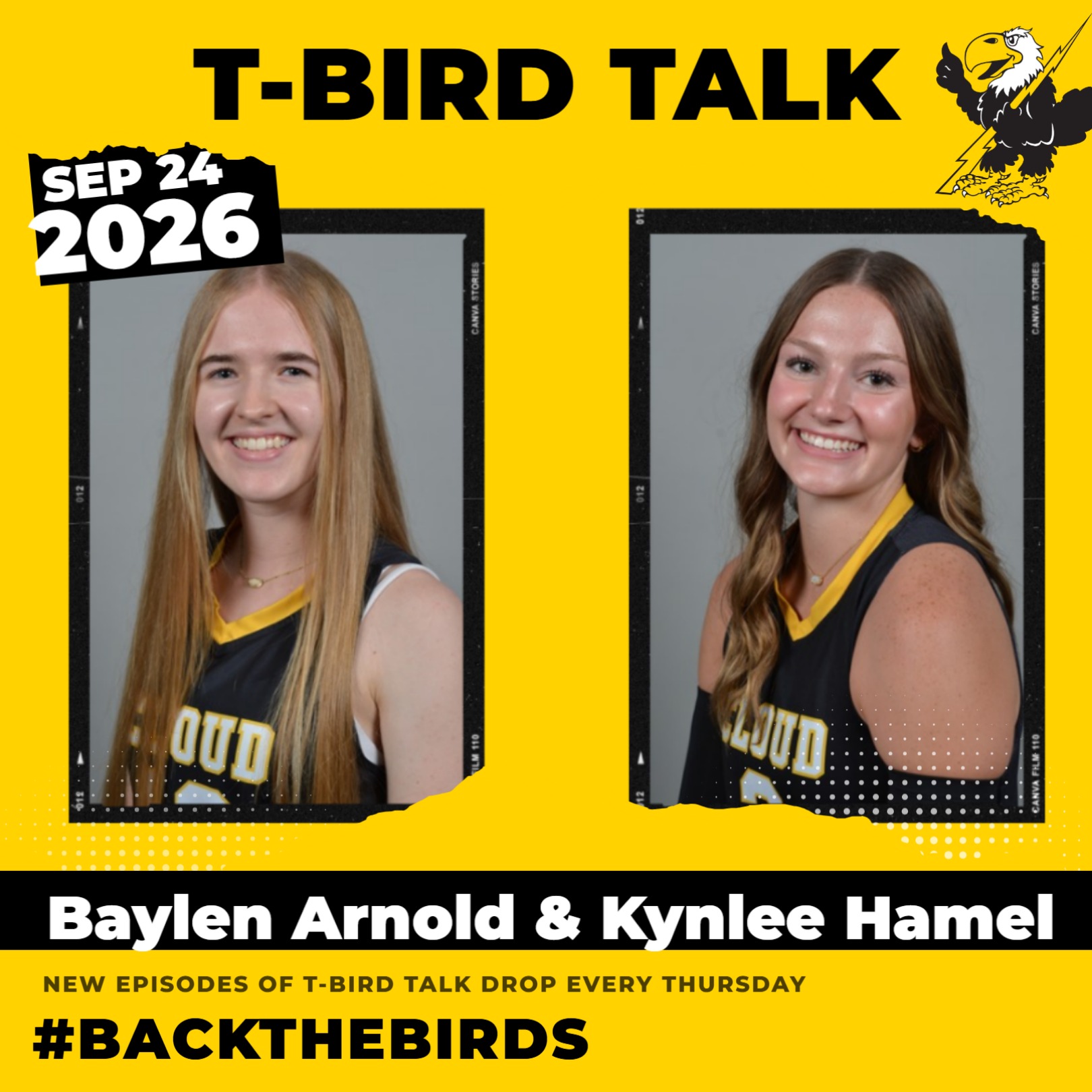 T-Bird Talk: Episode 67 - Cloud County Volleyball Players Baylen Arnold & Kynlee Hamel