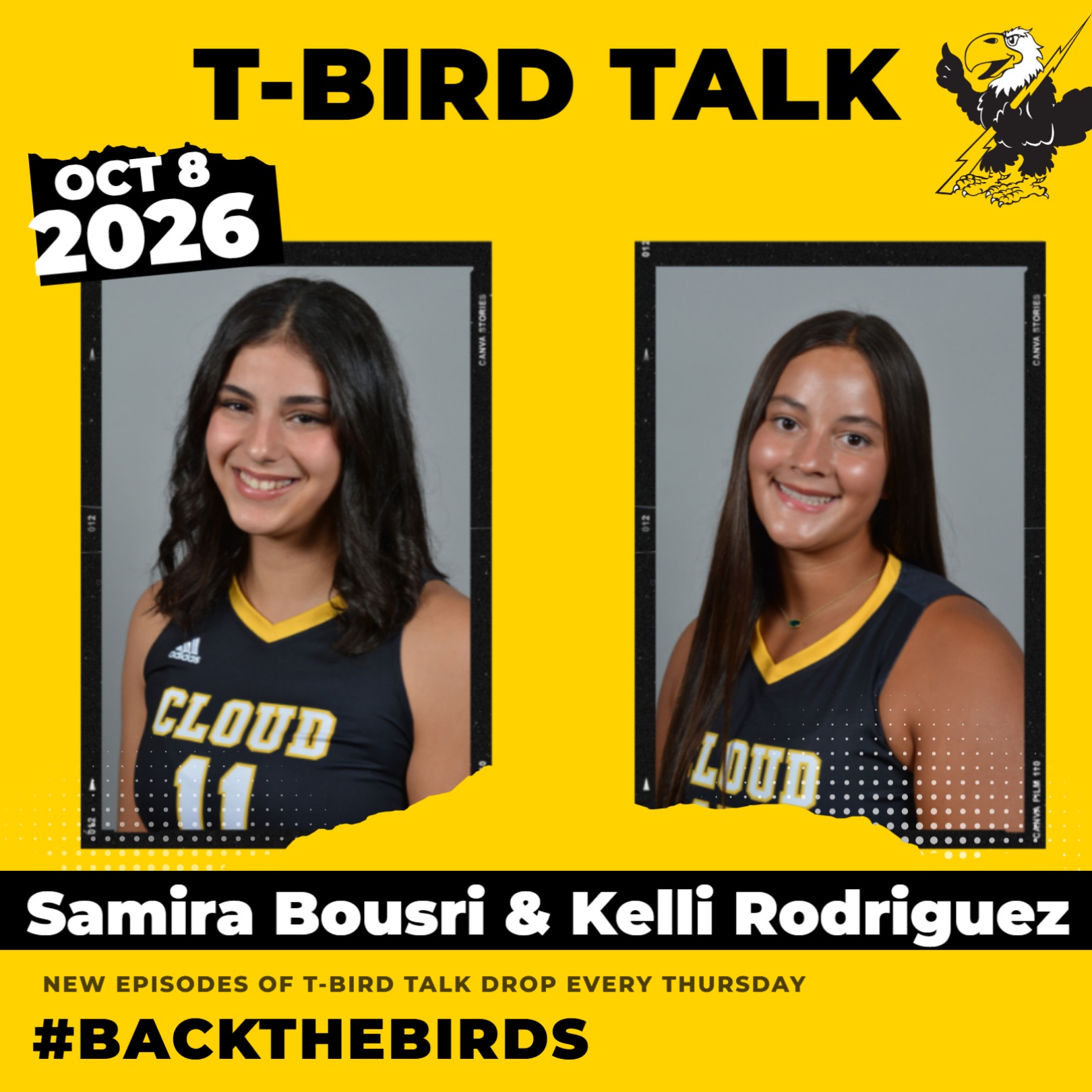 T-Bird Talk: Episode 69 - Cloud County Volleyball Players Samira Bousri & Kelli Rodriguez