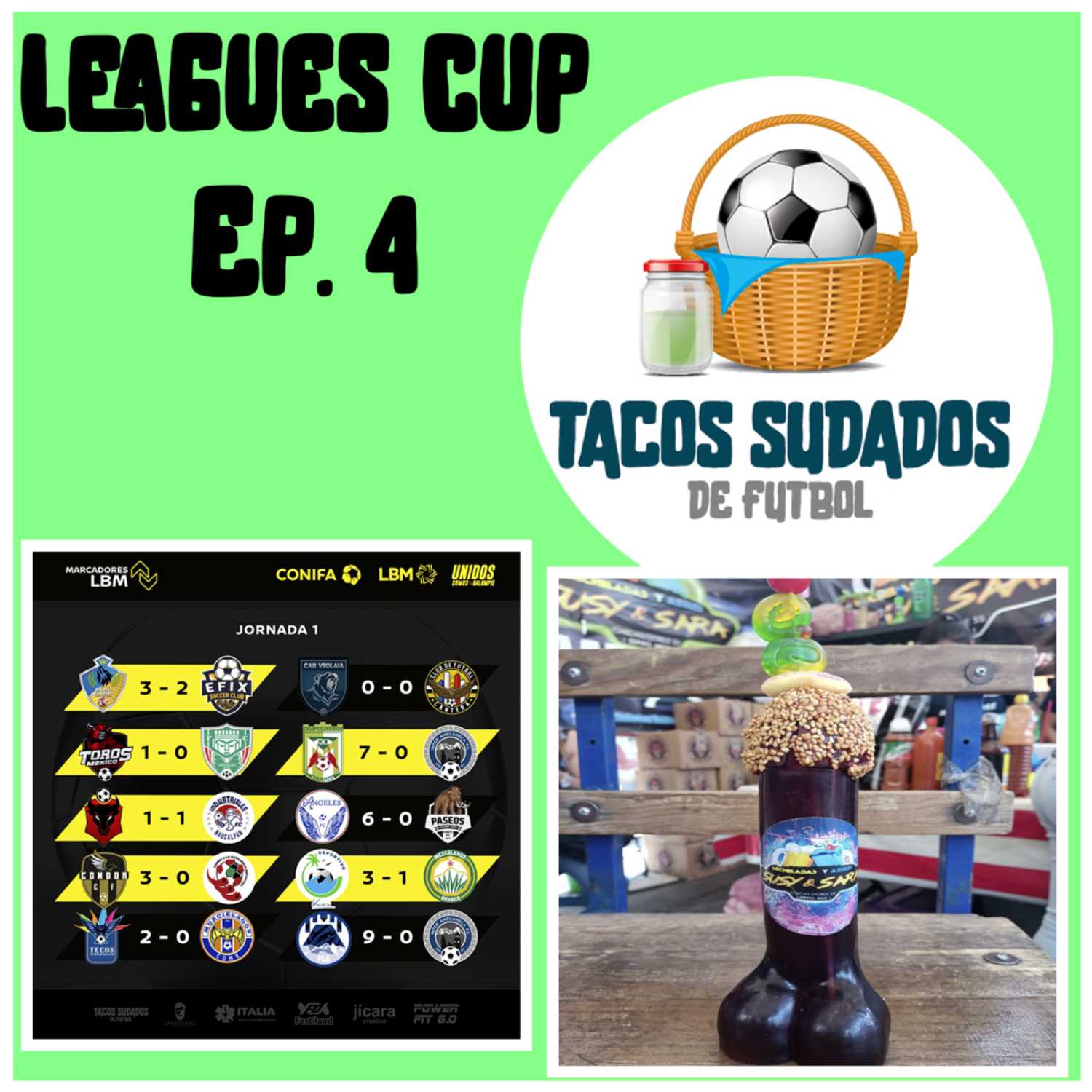 Futbol y humor en Tacos Sudados de Futbol
