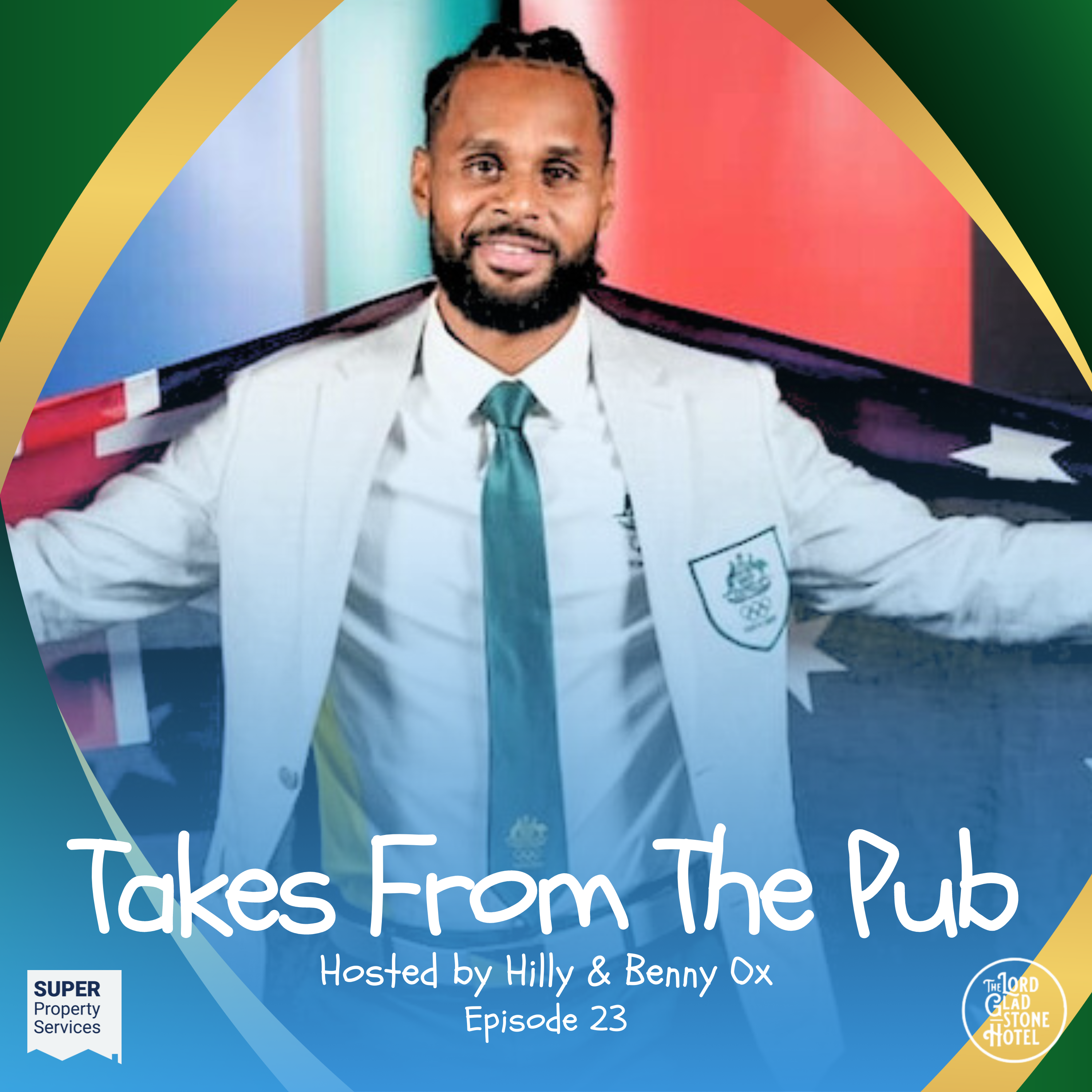 Takes from the Pub EP.23 Olympics around the corner, NRL and AFL weekend review episode artwork